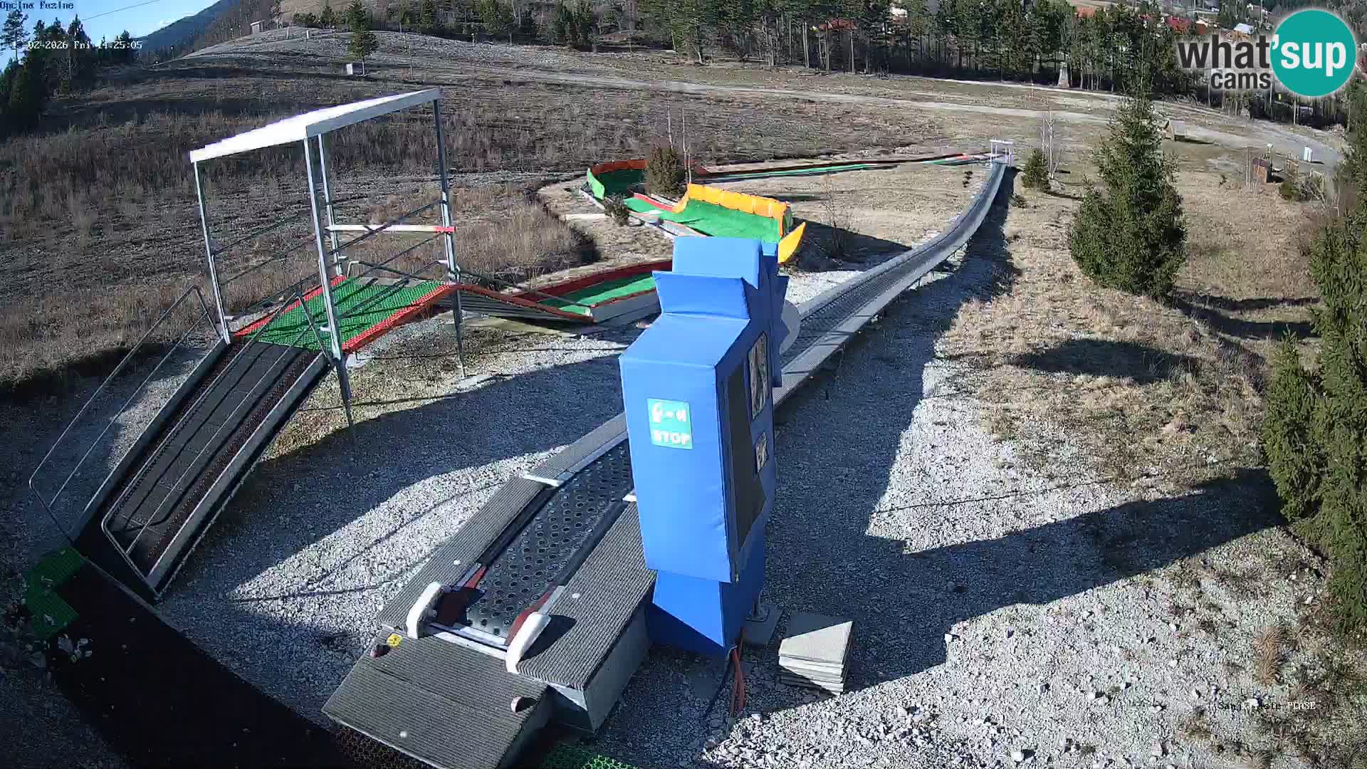 Live webcam Fužine toboggan run – Croatia