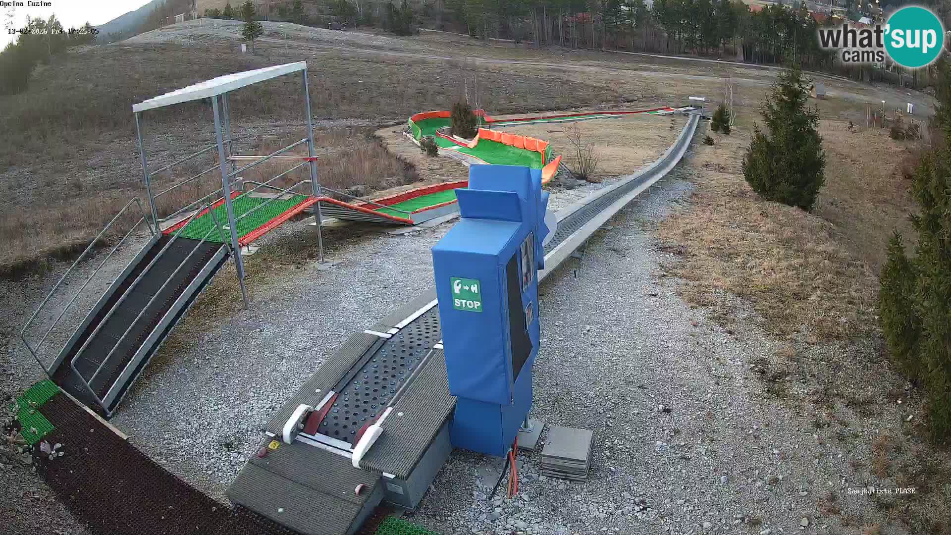Spletna kamera v živo Sankališče Fužine – Hrvaška