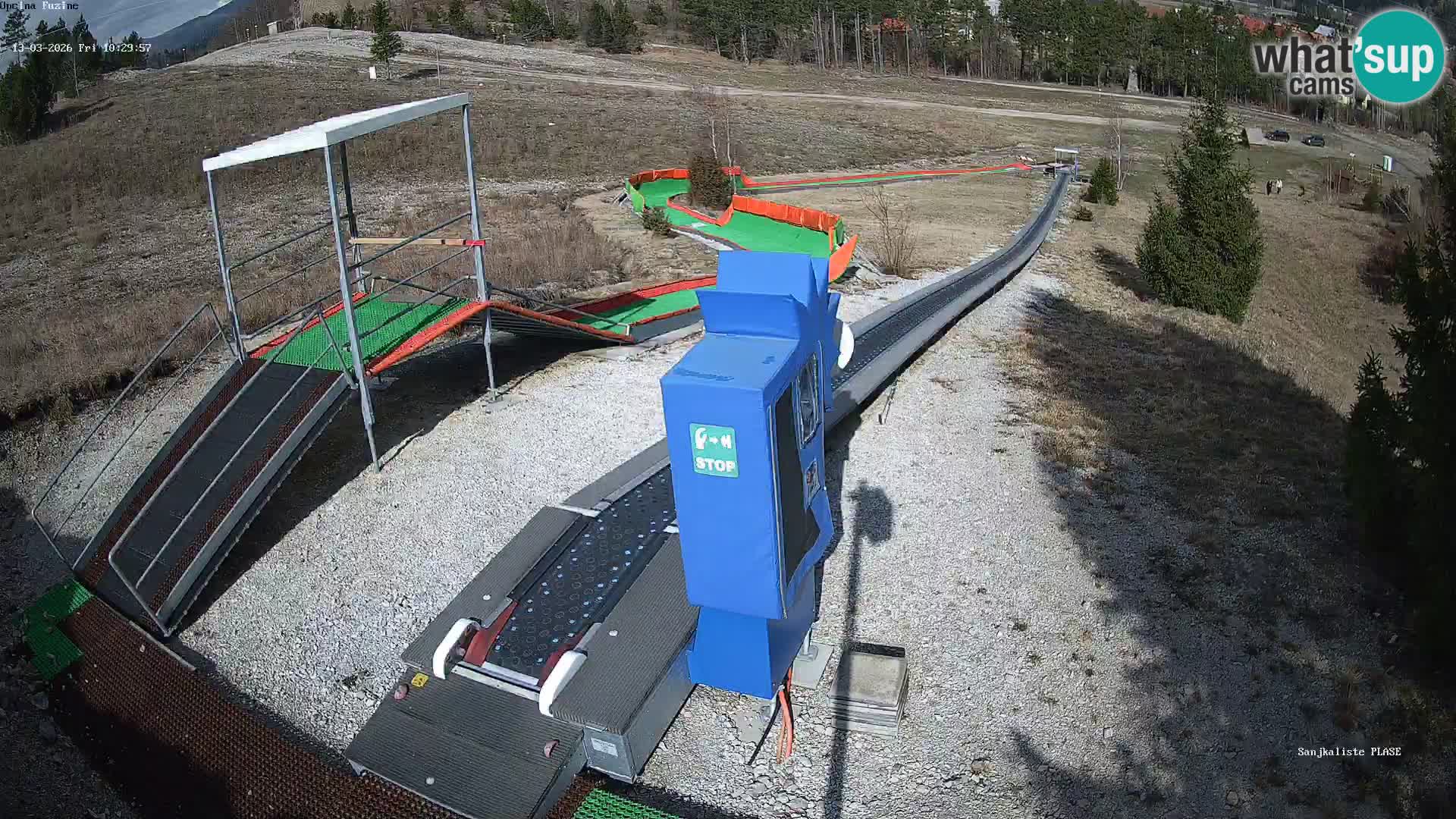 Spletna kamera v živo Sankališče Fužine – Hrvaška