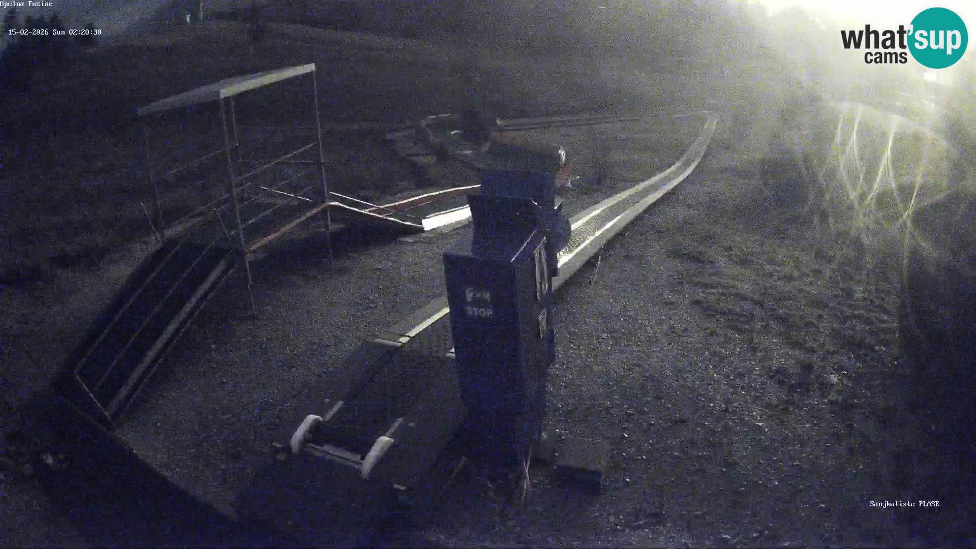 Webcam en vivo Pista de trineo Fužine – Croacia