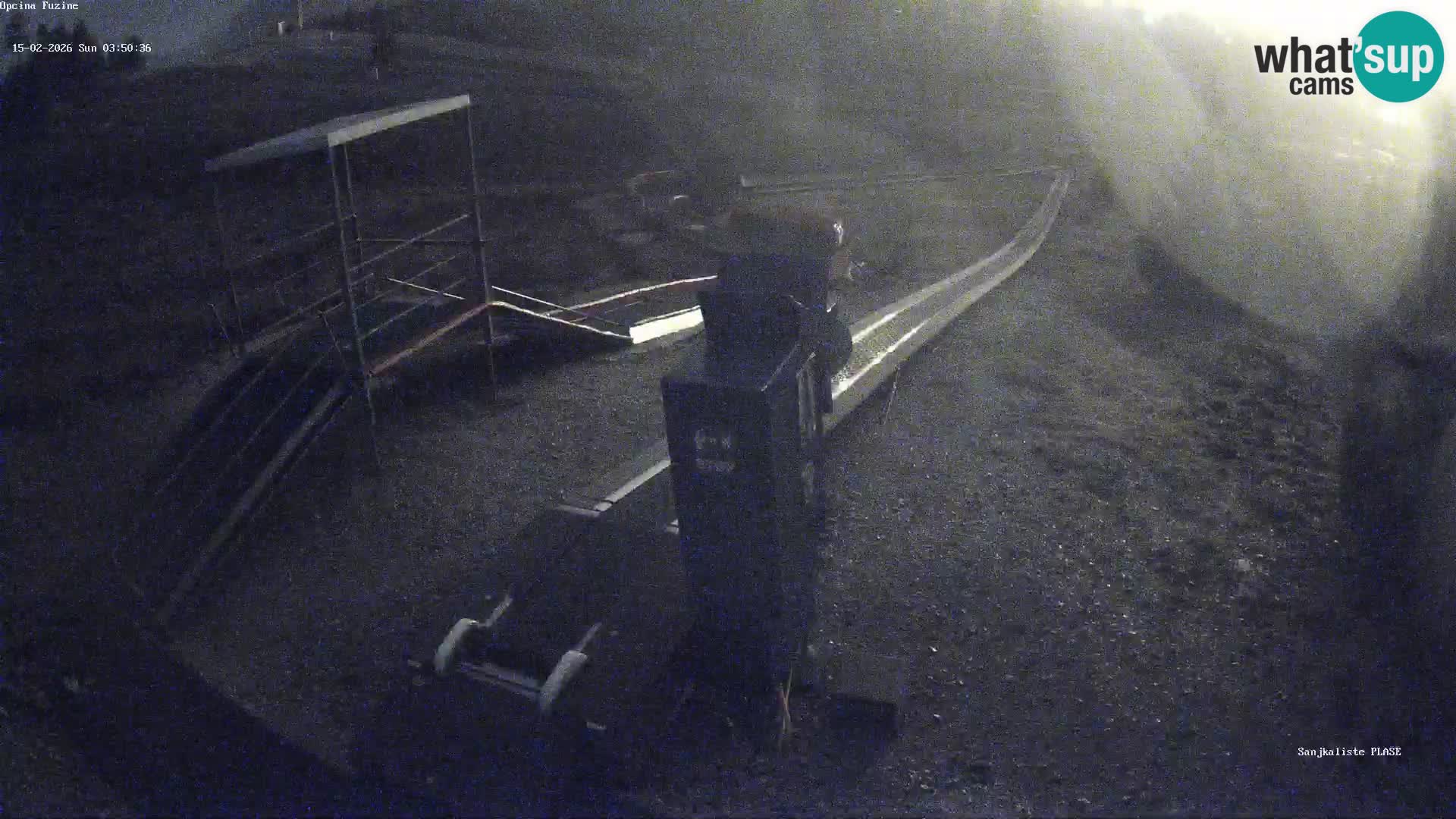 Webcam en vivo Pista de trineo Fužine – Croacia