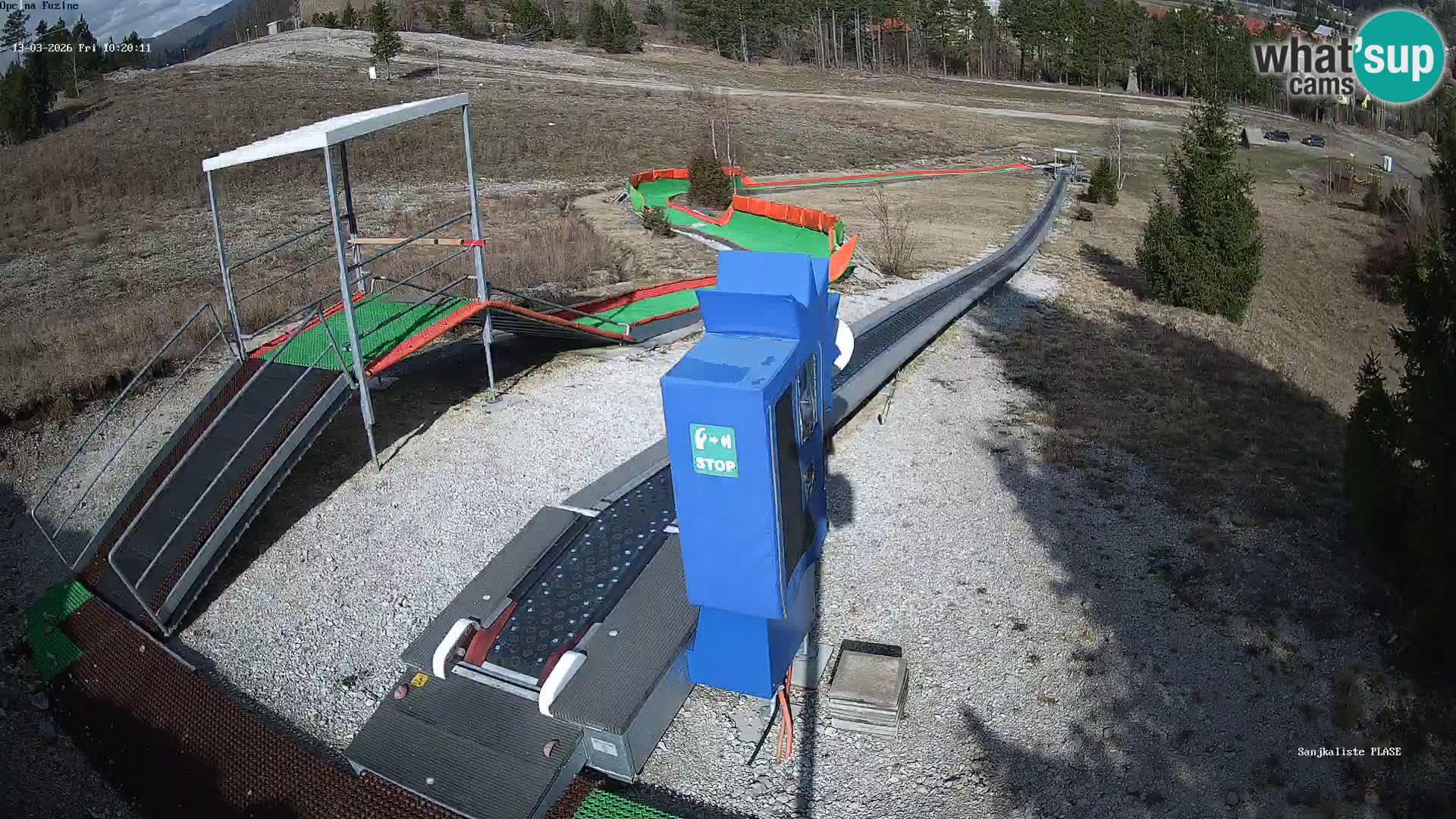 Webcam en vivo Pista de trineo Fužine – Croacia