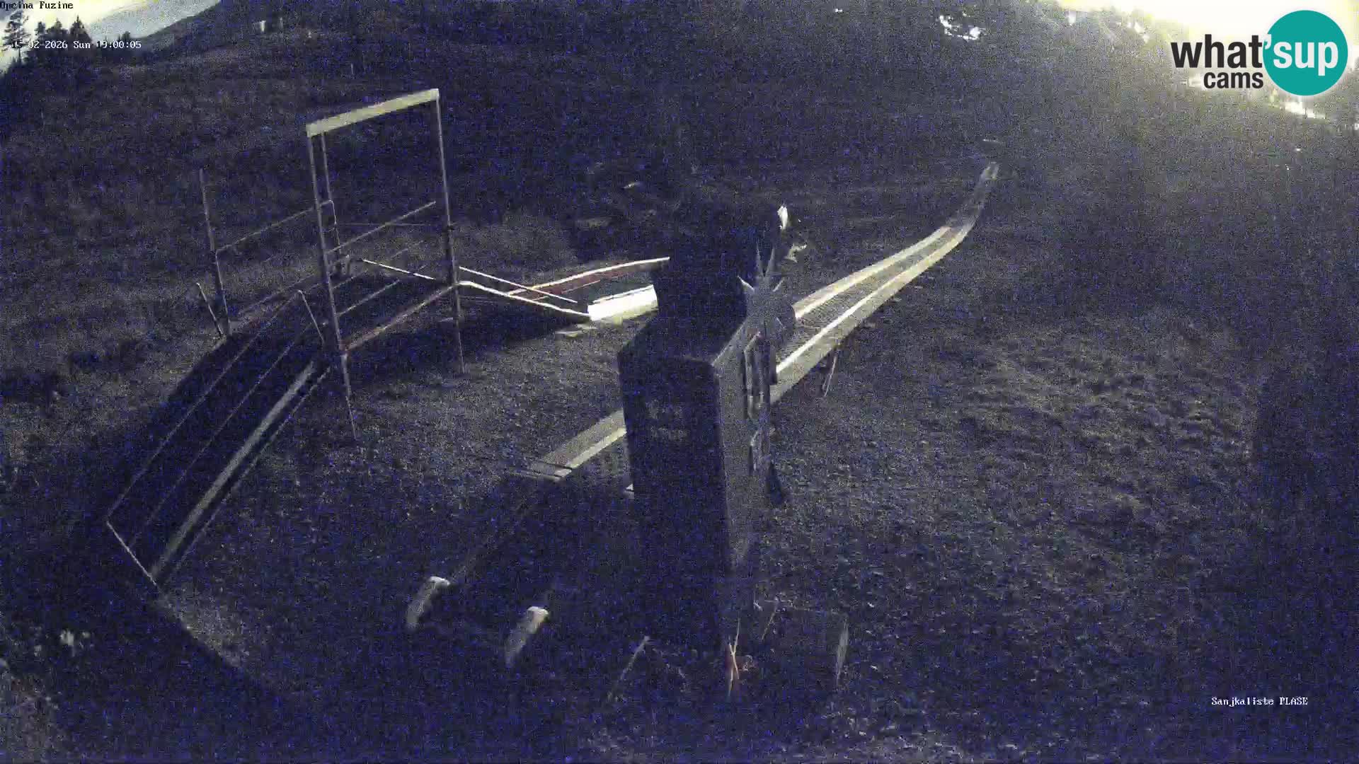 Live webcam Fužine toboggan run – Croatia