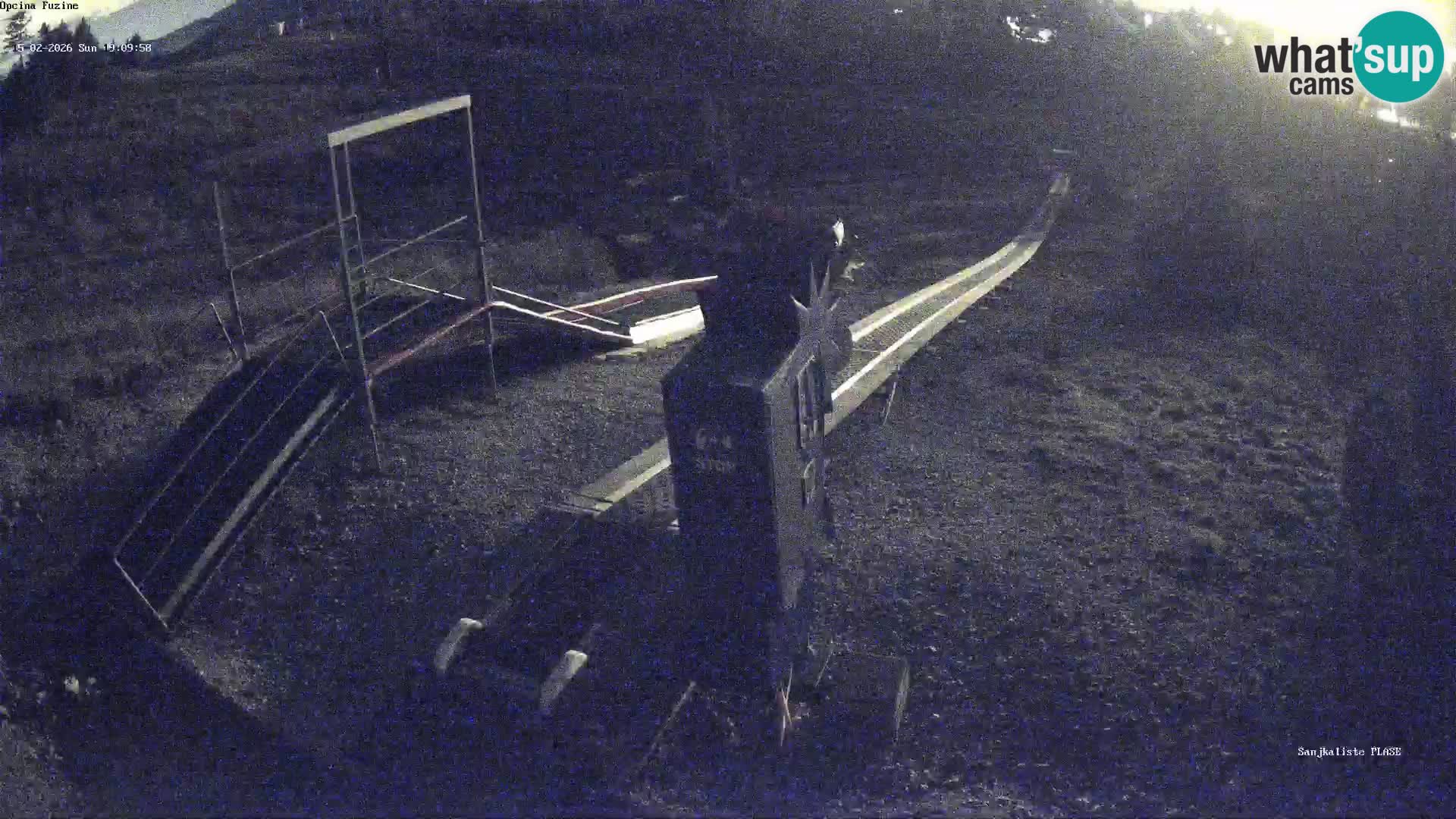 Live webcam Pista da slittino Fužine – Croazia