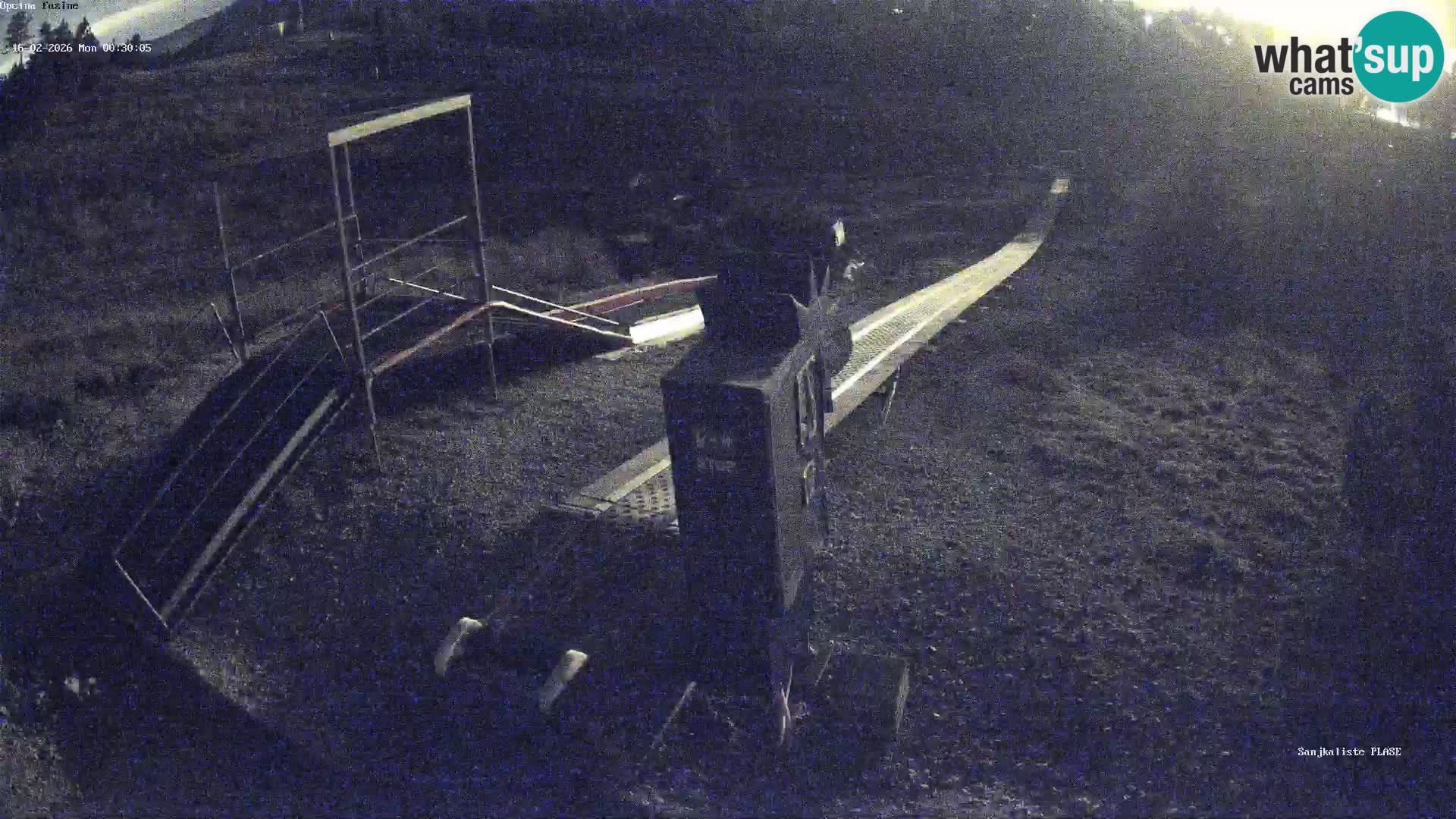 Webcam en vivo Pista de trineo Fužine – Croacia