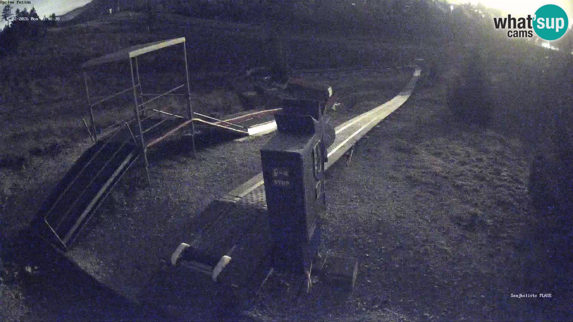 Webcam en direct Piste de luge de Fužine – Croatie