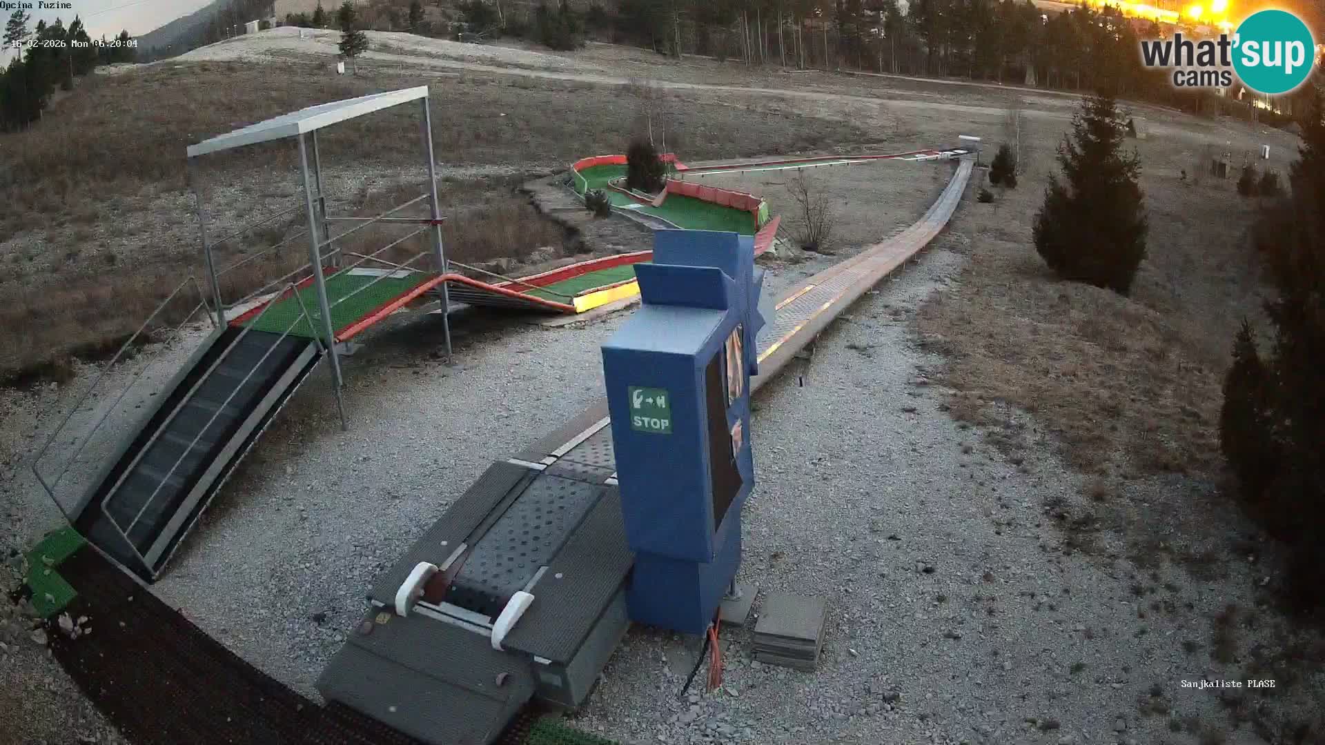 Spletna kamera v živo Sankališče Fužine – Hrvaška