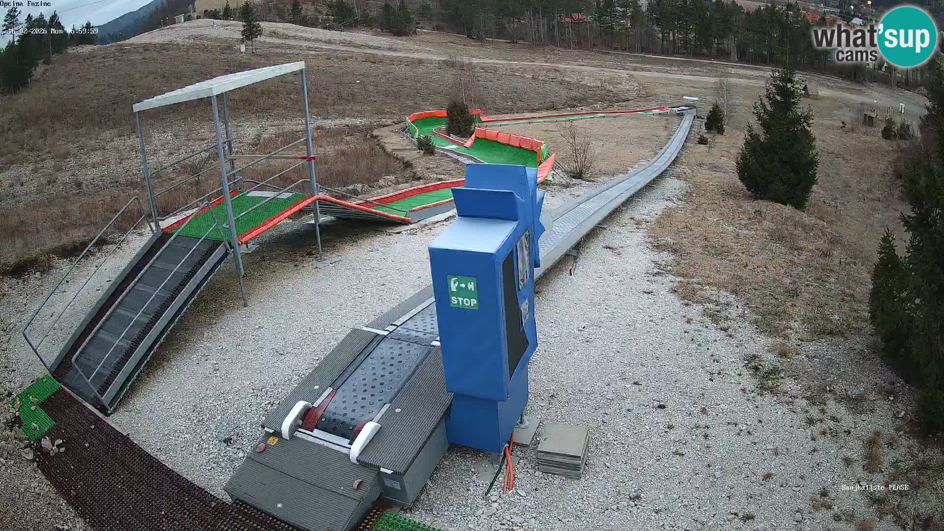 Spletna kamera v živo Sankališče Fužine – Hrvaška