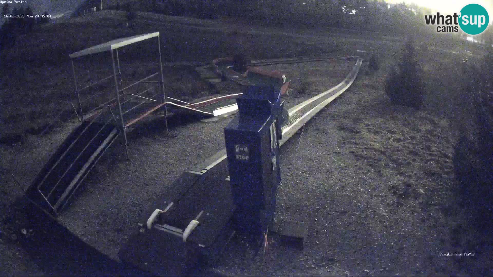 Live webcam Fužine toboggan run – Croatia