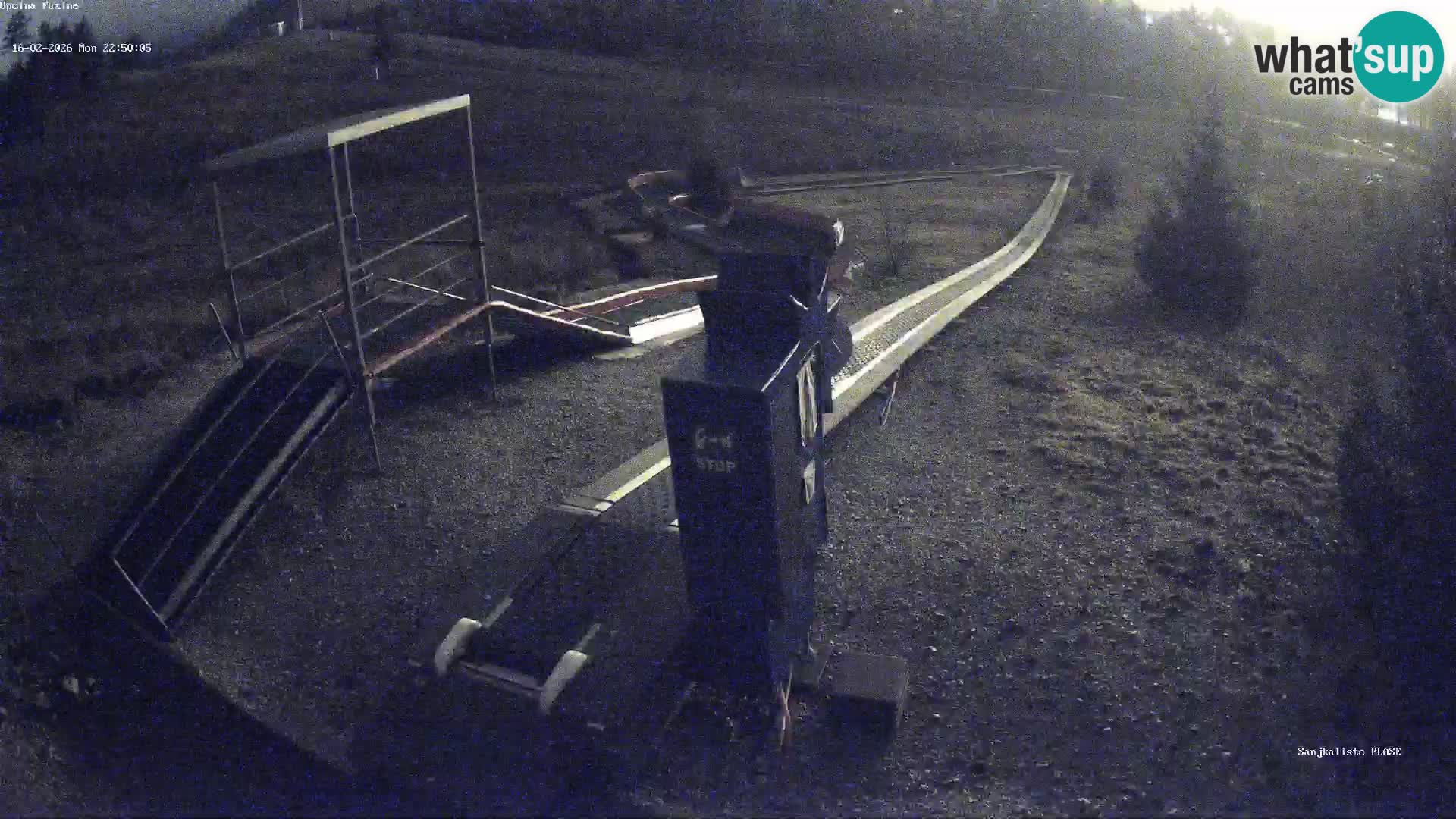 Webcam en vivo Pista de trineo Fužine – Croacia