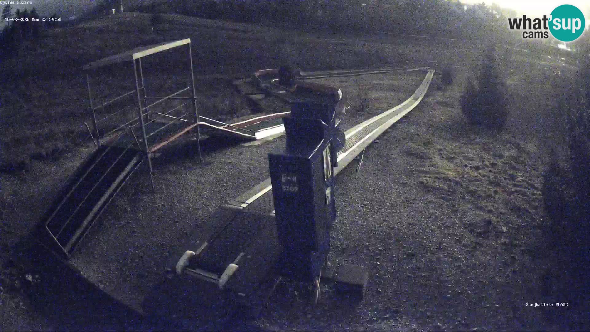 Webcam en vivo Pista de trineo Fužine – Croacia