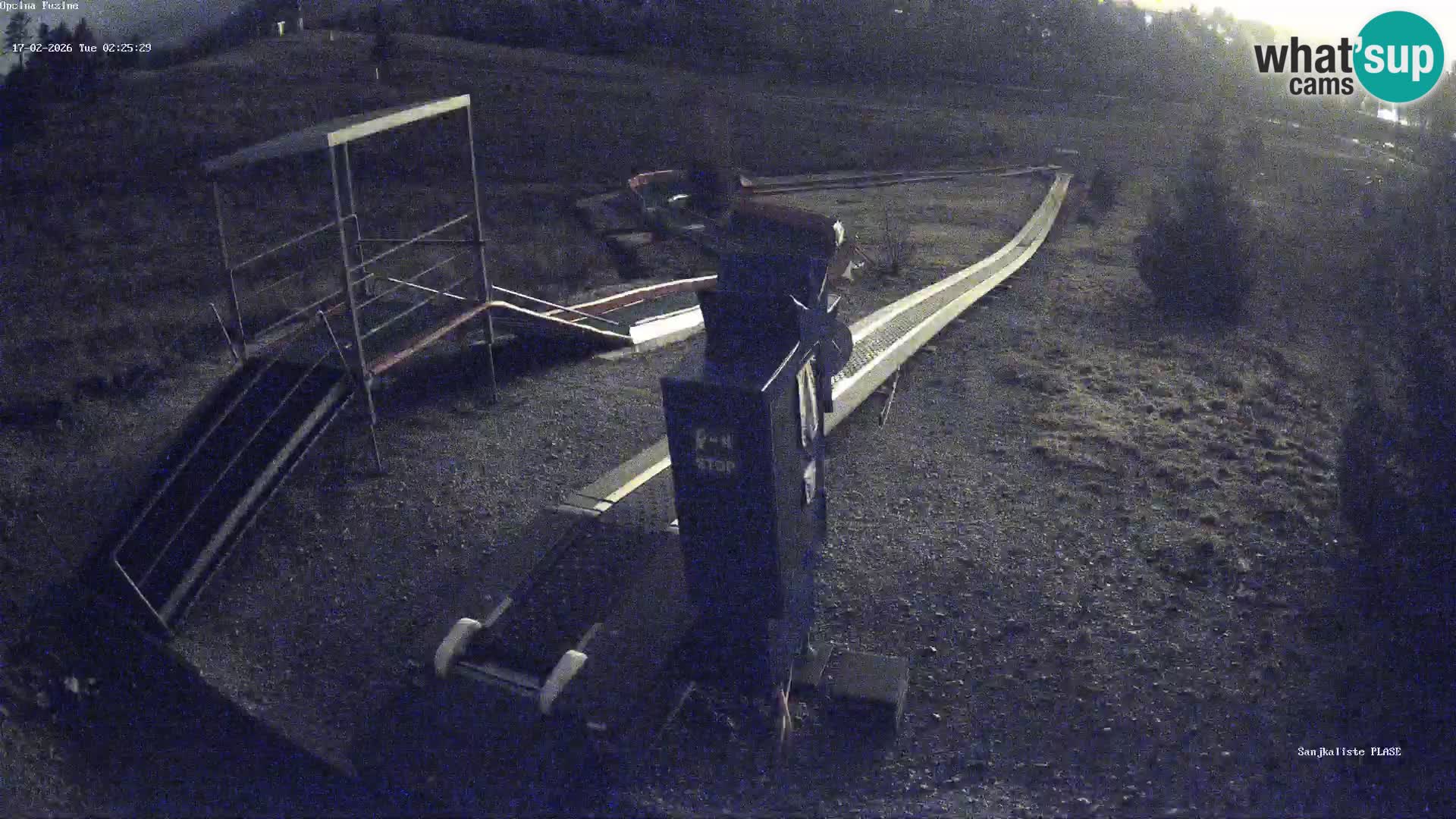 Spletna kamera v živo Sankališče Fužine – Hrvaška