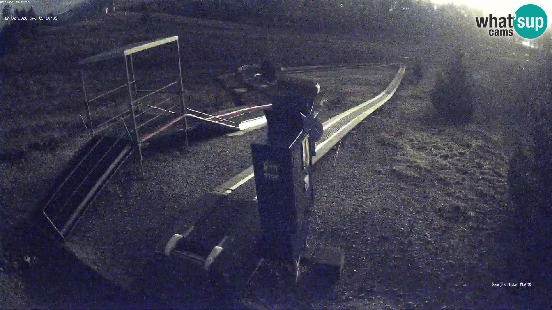 Live webcam Fužine toboggan run – Croatia