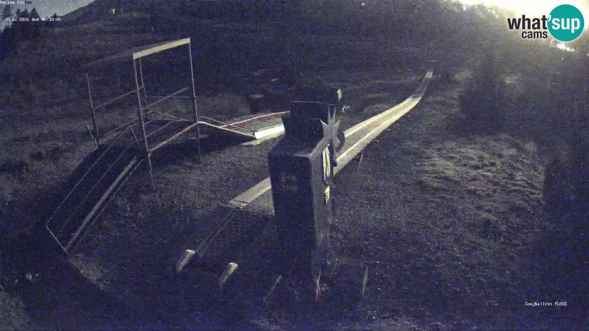 Live webcam Pista da slittino Fužine – Croazia