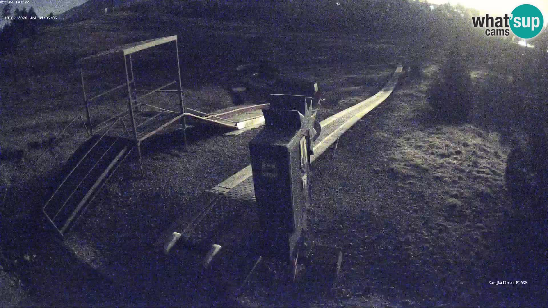 Webcam en direct Piste de luge de Fužine – Croatie