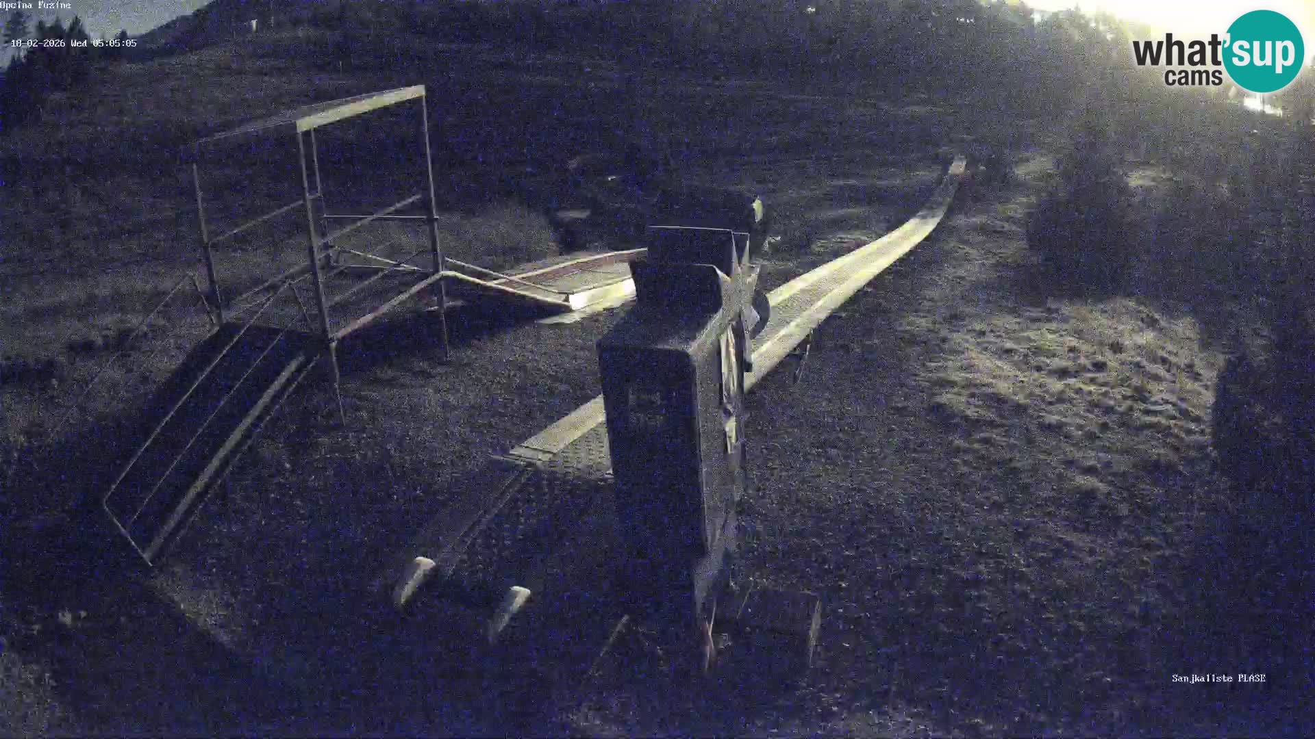 Live webcam Fužine toboggan run – Croatia