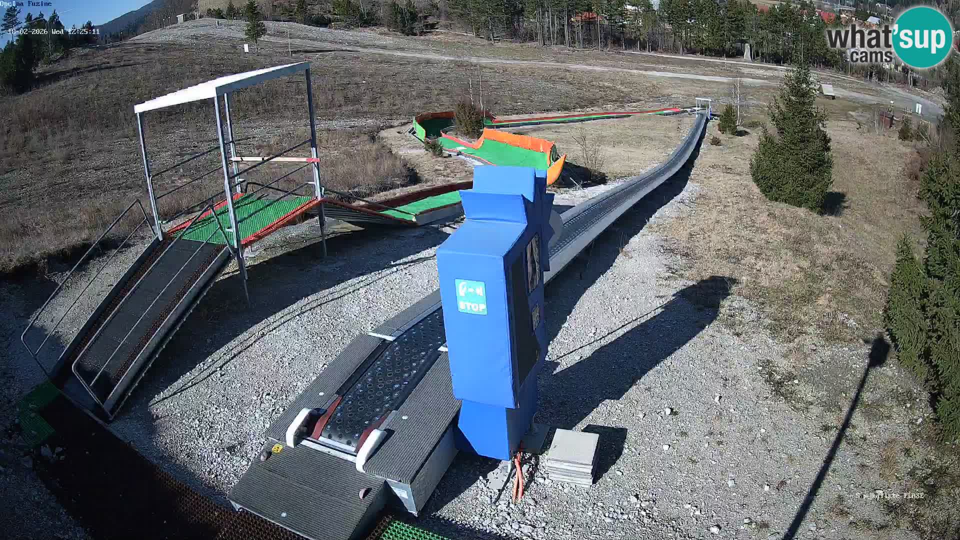 Spletna kamera v živo Sankališče Fužine – Hrvaška