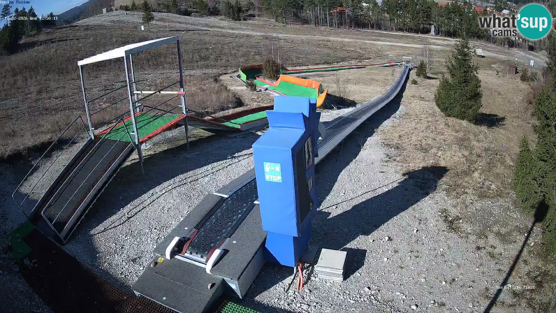 Webcam en vivo Pista de trineo Fužine – Croacia