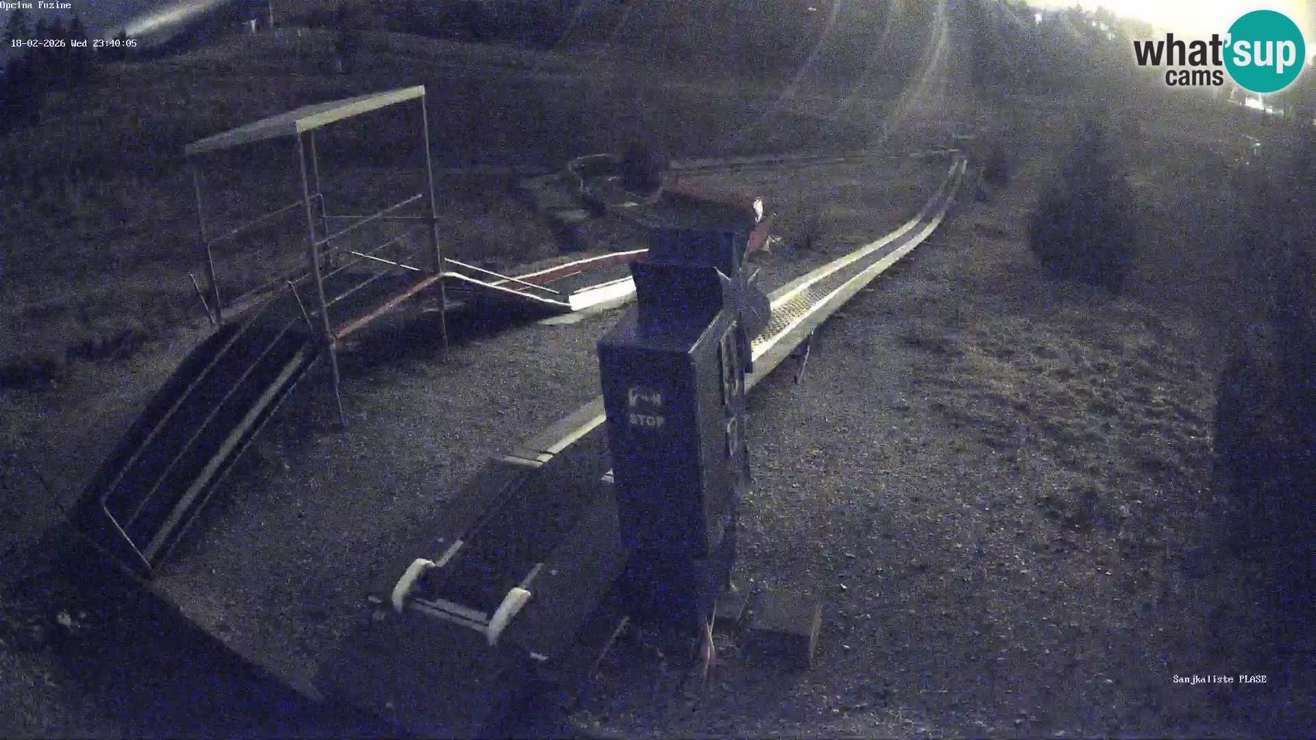 Webcam en vivo Pista de trineo Fužine – Croacia