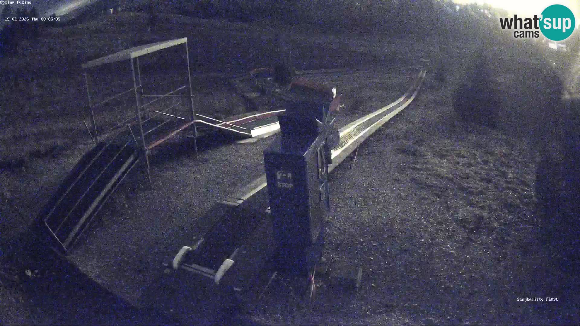 Webcam en direct Piste de luge de Fužine – Croatie