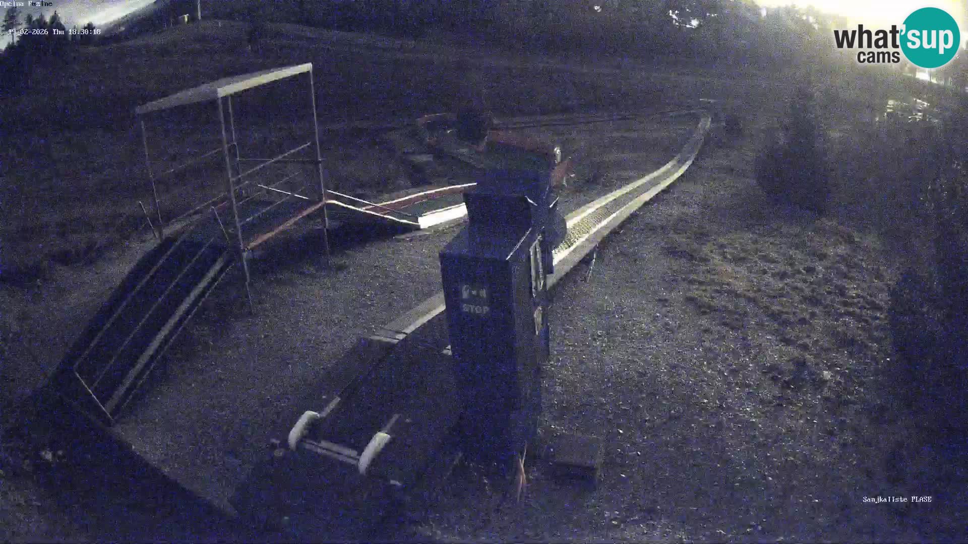 Live webcam Fužine toboggan run – Croatia