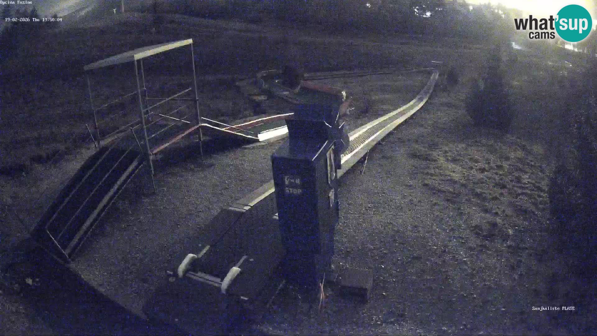 Live webcam Pista da slittino Fužine – Croazia