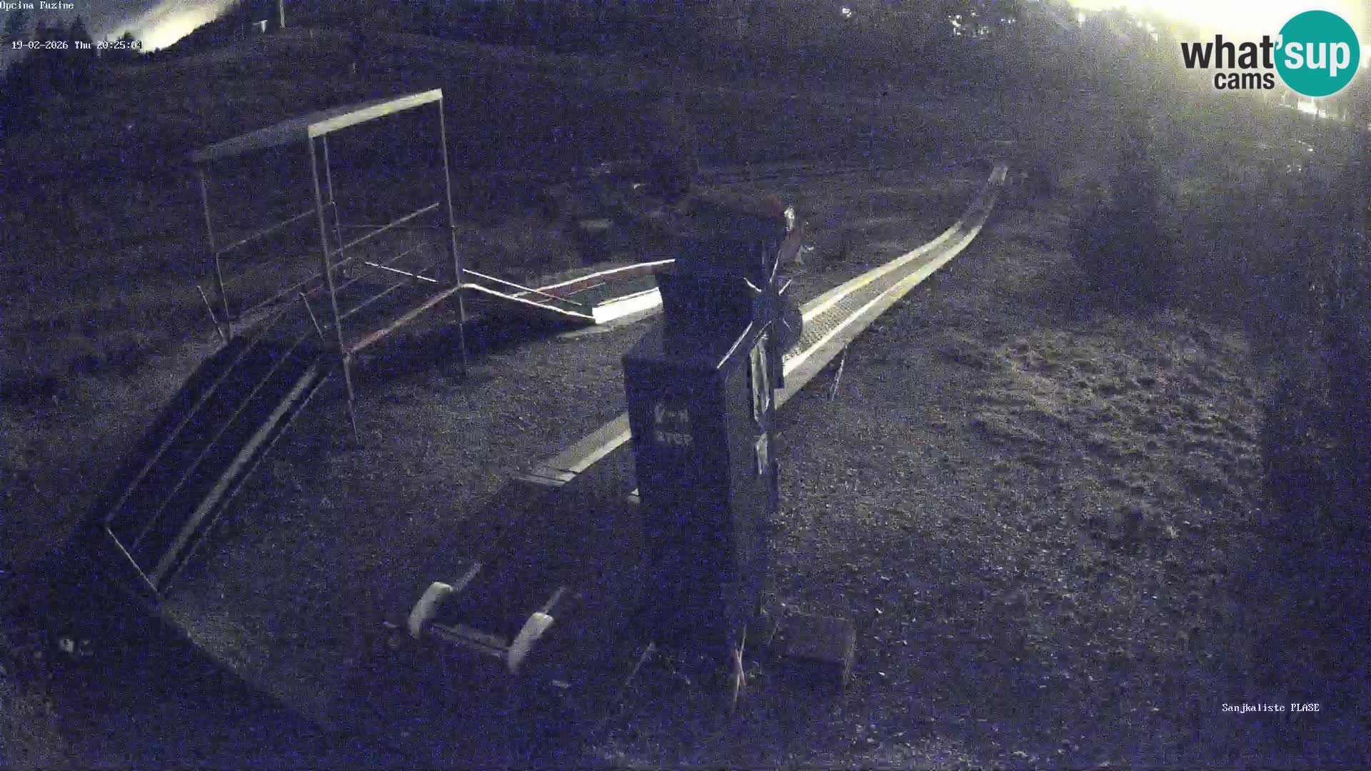 Webcam en vivo Pista de trineo Fužine – Croacia