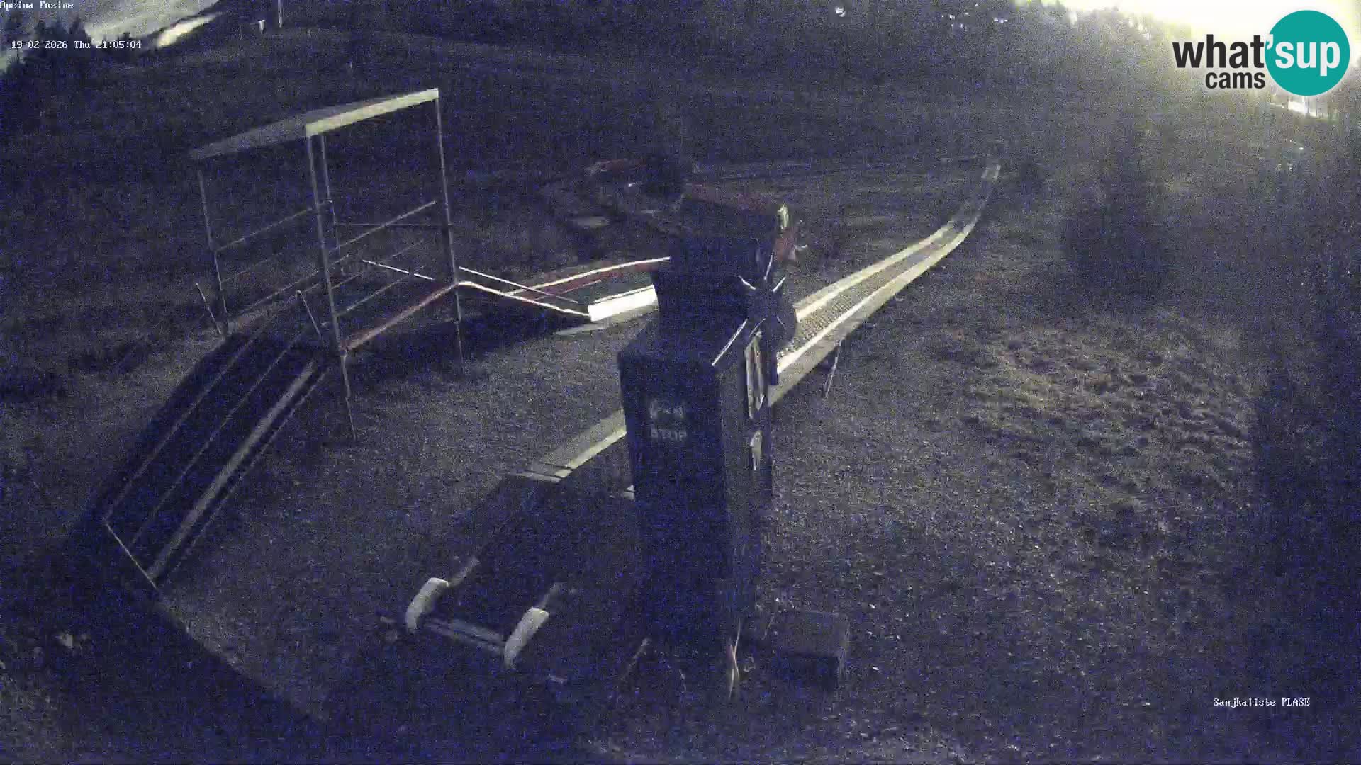 Webcam en direct Piste de luge de Fužine – Croatie