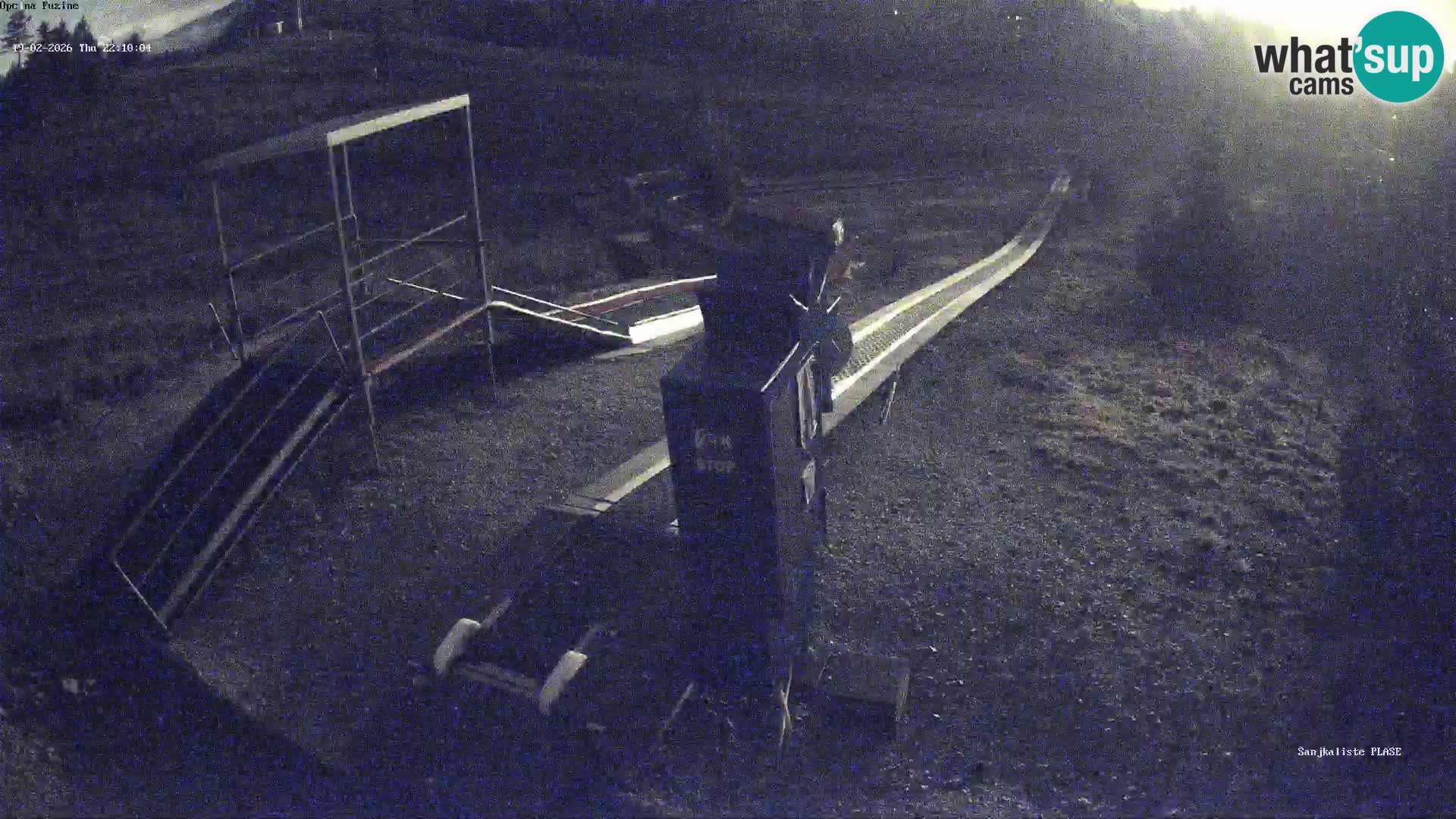 Live webcam Fužine toboggan run – Croatia