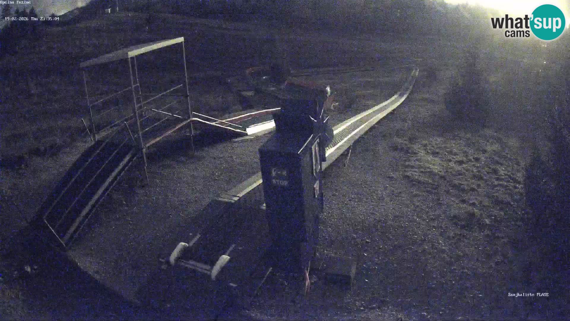 Live webcam Fužine toboggan run – Croatia