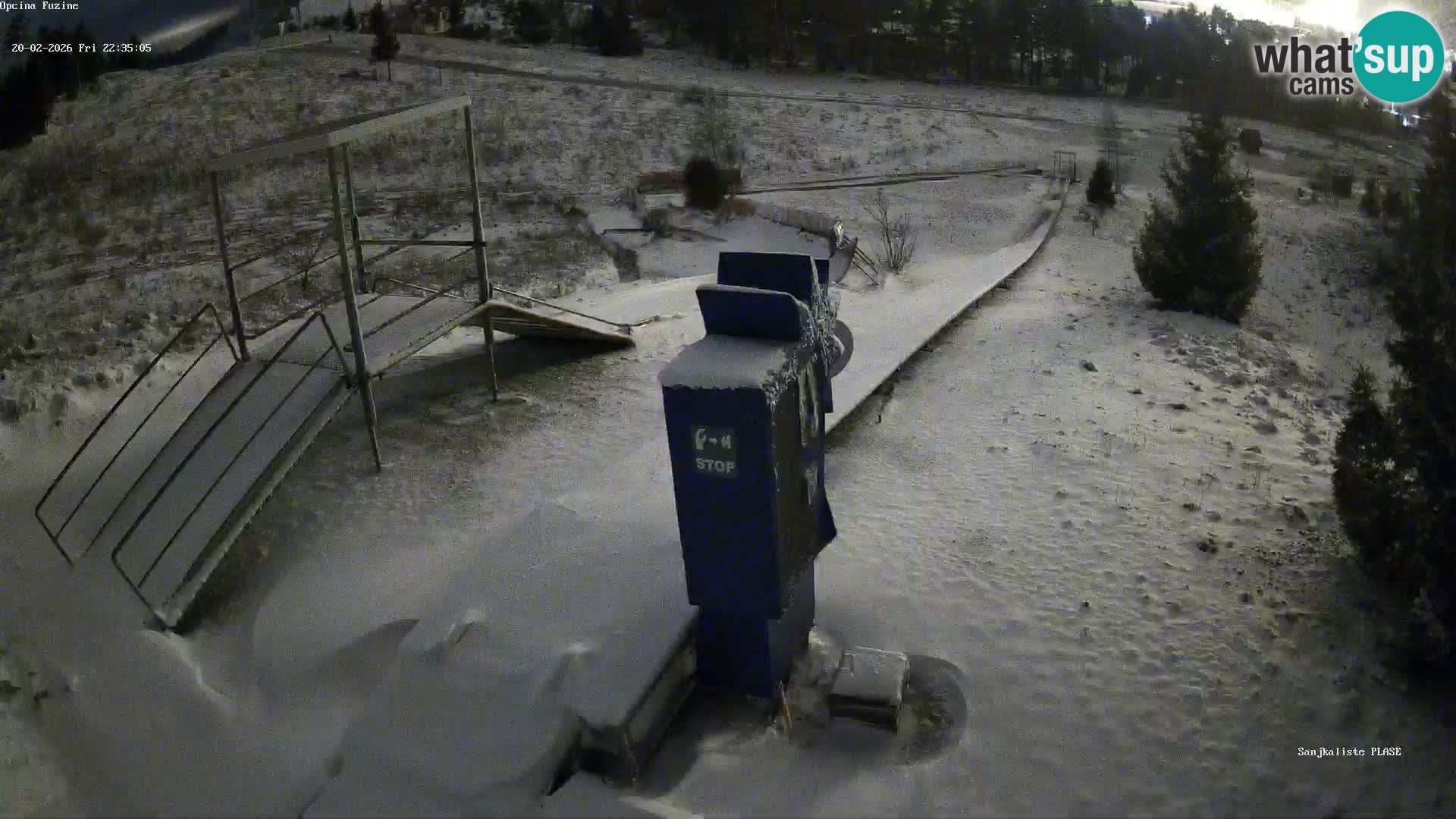 Spletna kamera v živo Sankališče Fužine – Hrvaška