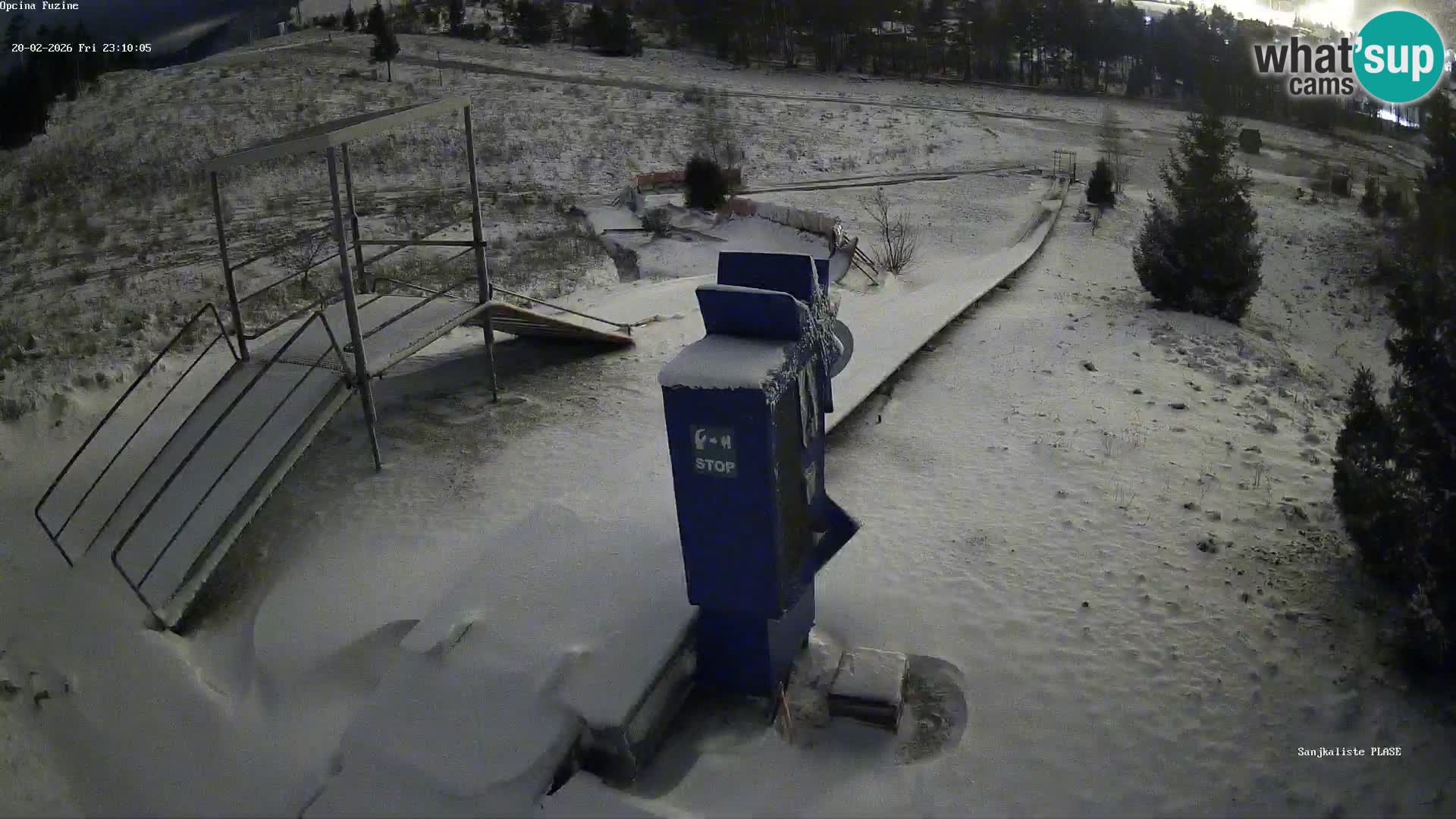 Spletna kamera v živo Sankališče Fužine – Hrvaška