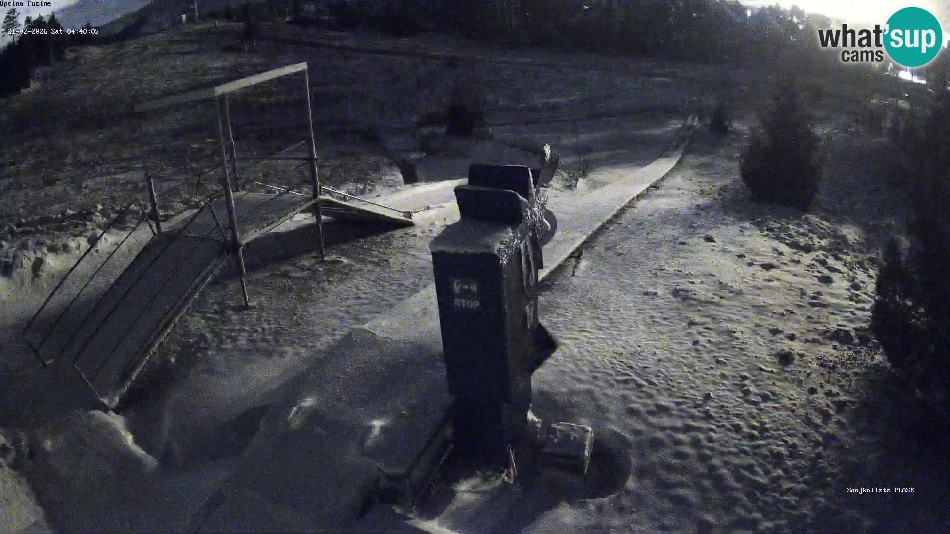 Live webcam Fužine toboggan run – Croatia