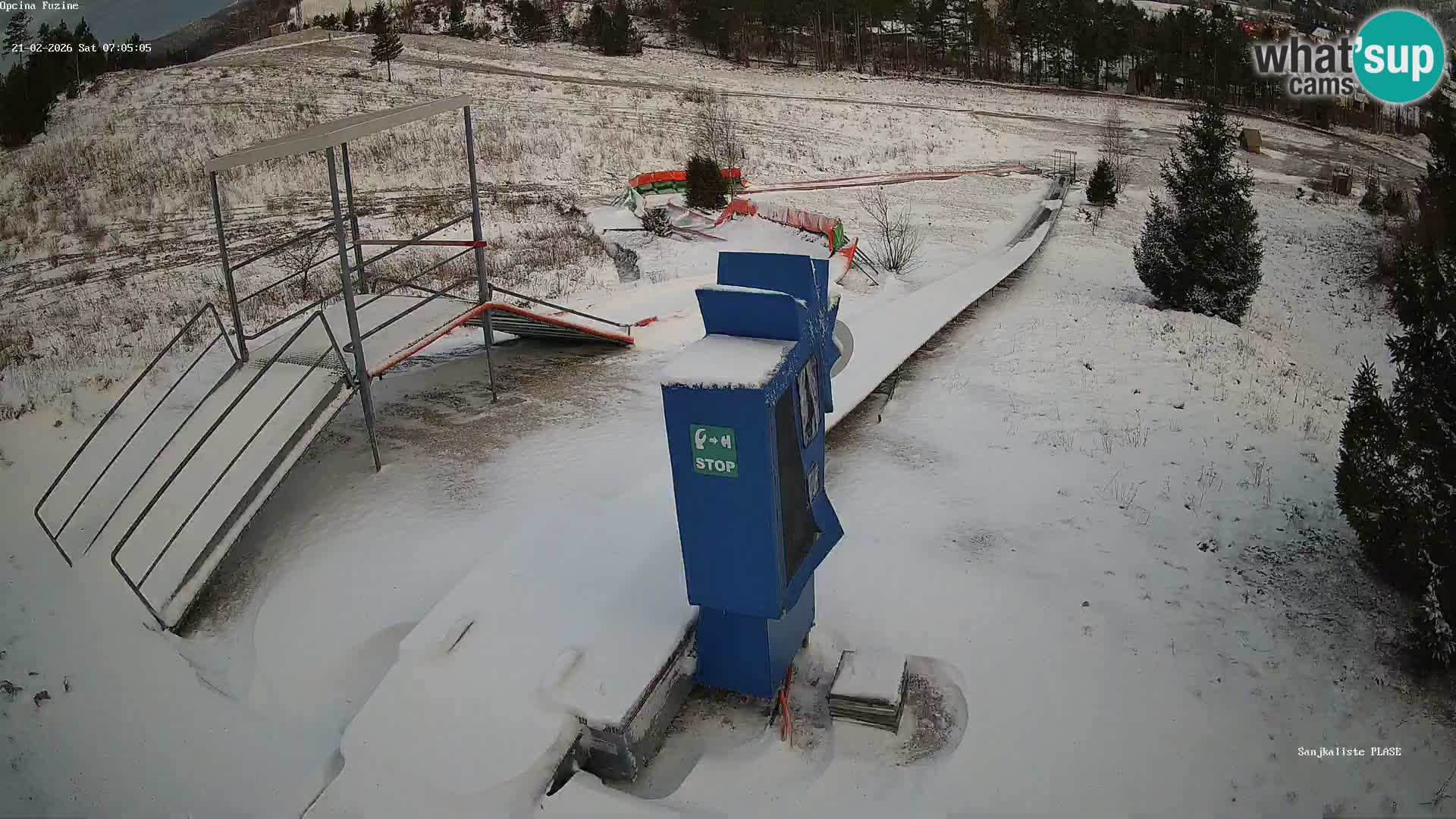 Web kamera uživo Sanjkalište Fužine – Hrvatska