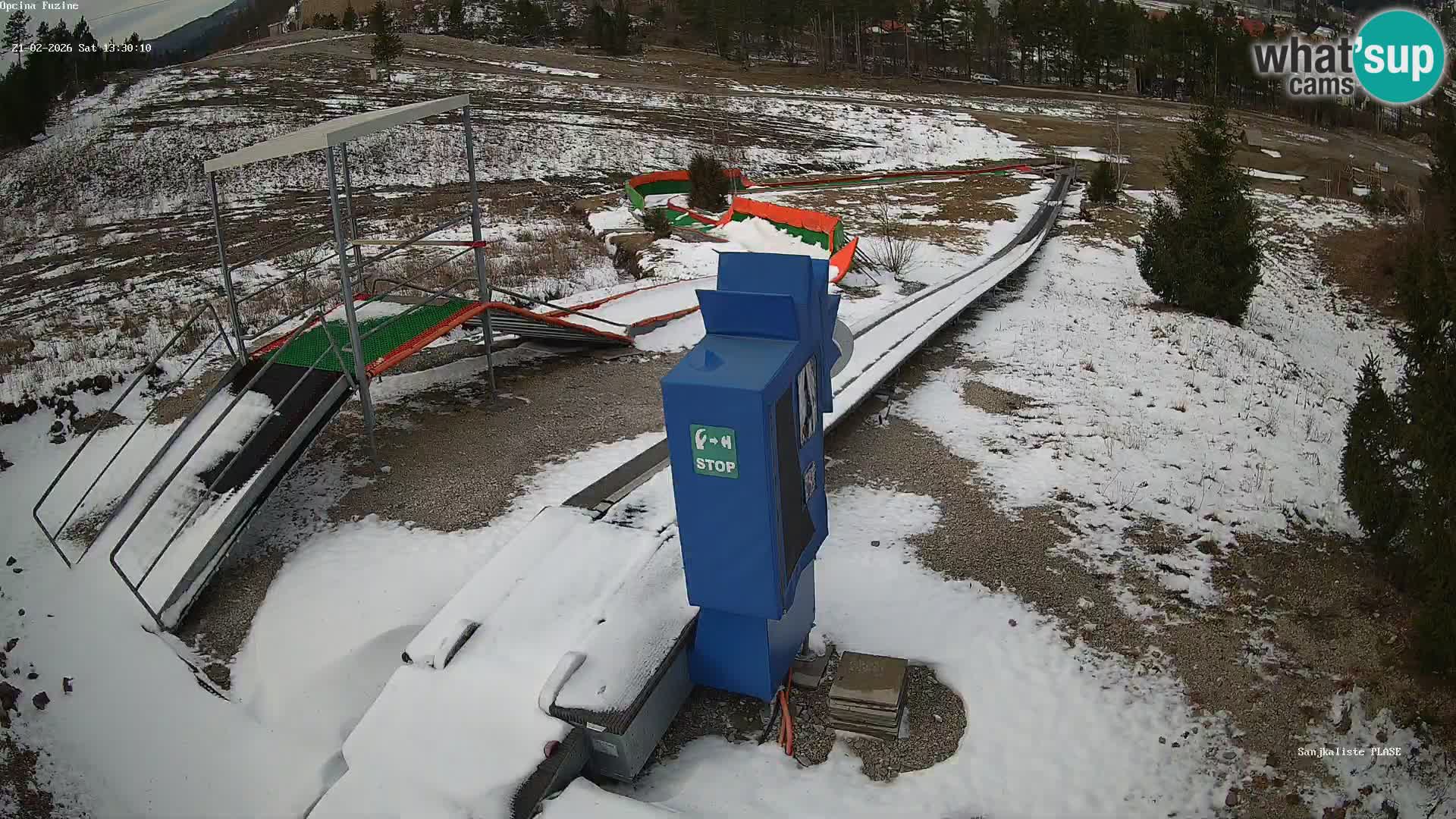 Live webcam Fužine toboggan run – Croatia