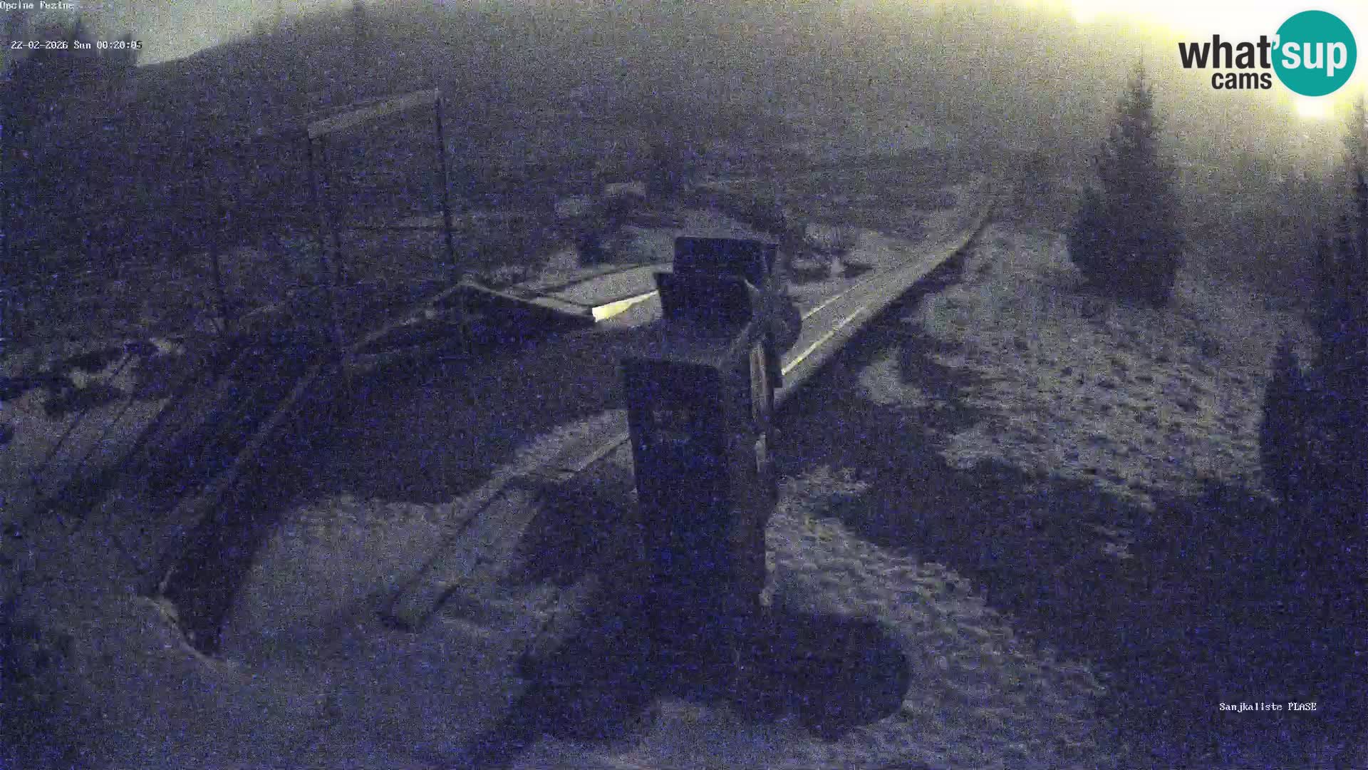 Live webcam Fužine toboggan run – Croatia