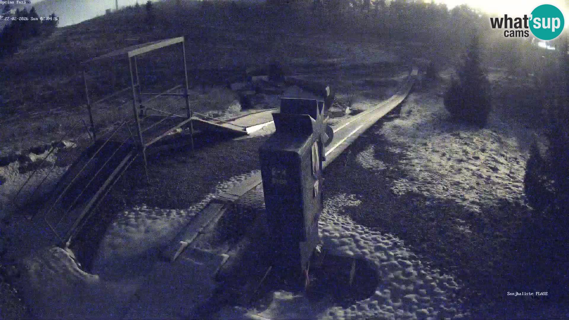 Live webcam Fužine toboggan run – Croatia