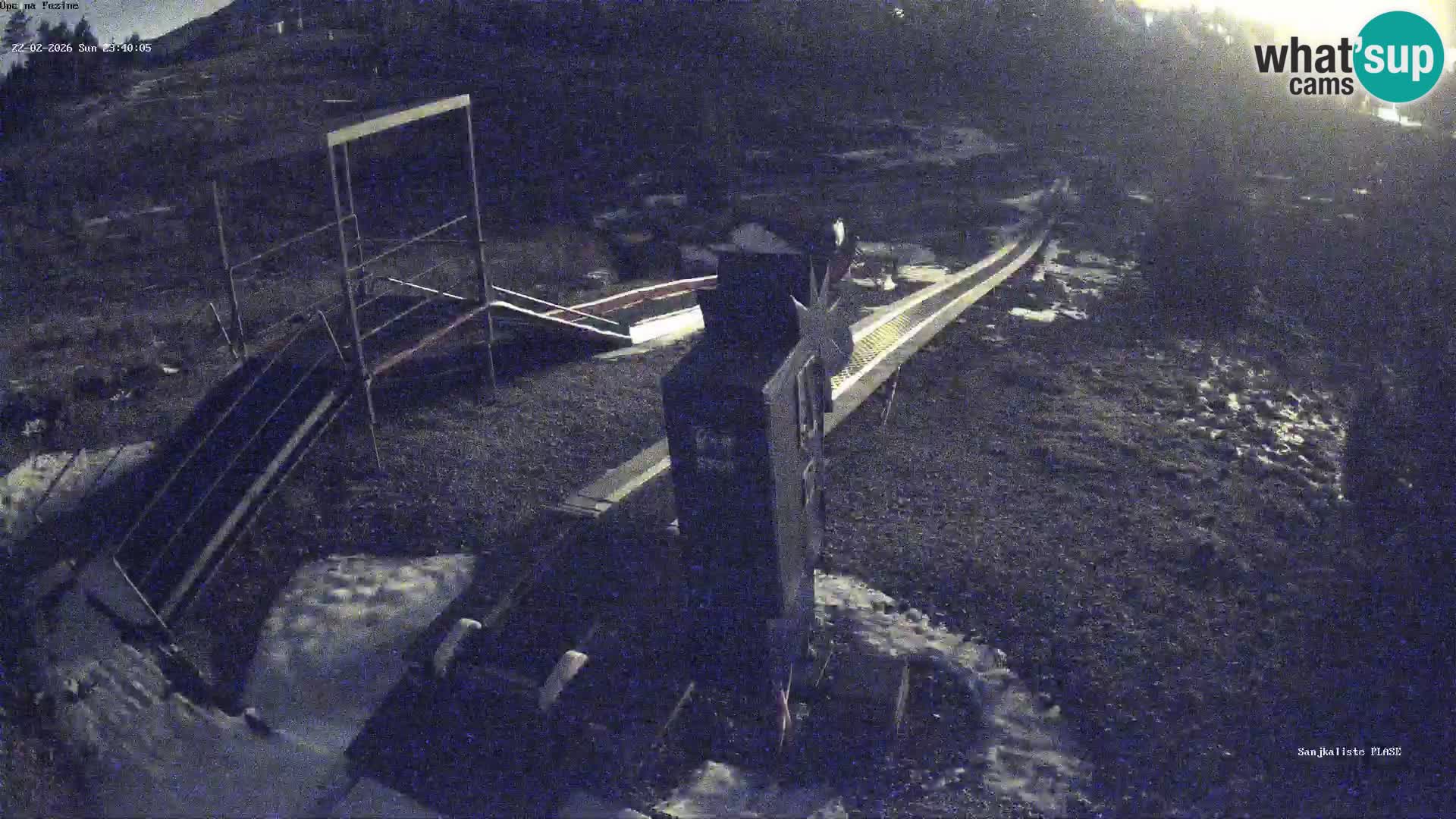 Webcam en vivo Pista de trineo Fužine – Croacia