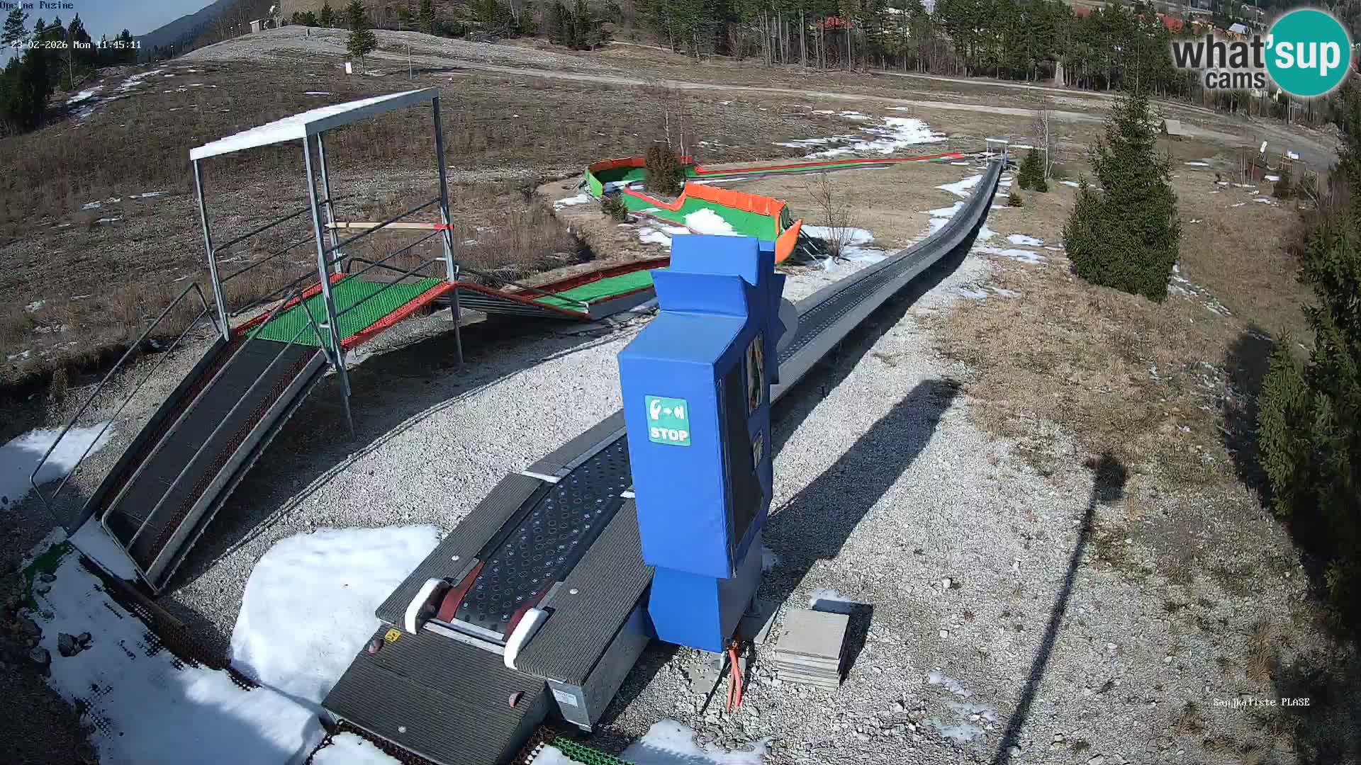 Live webcam Fužine toboggan run – Croatia