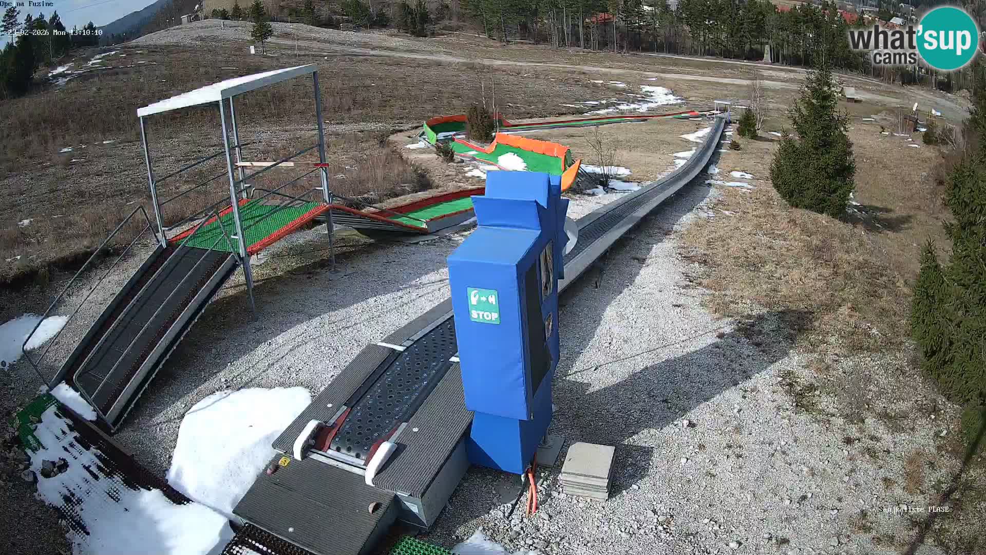 Live webcam Fužine toboggan run – Croatia