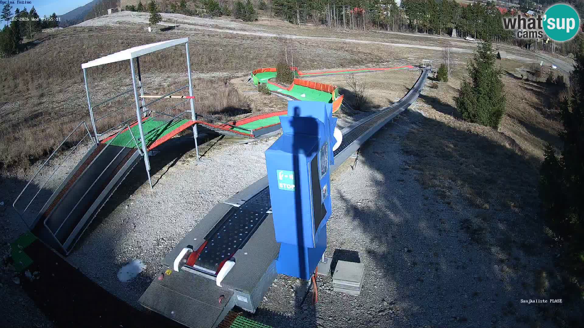 Webcam en vivo Pista de trineo Fužine – Croacia