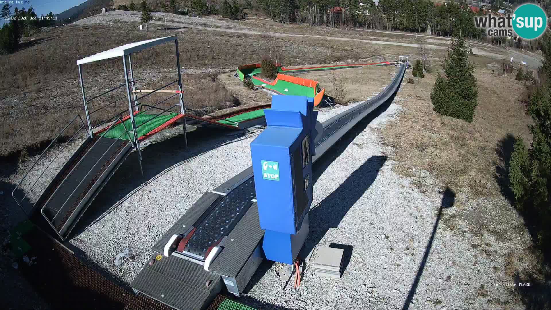 Webcam en direct Piste de luge de Fužine – Croatie