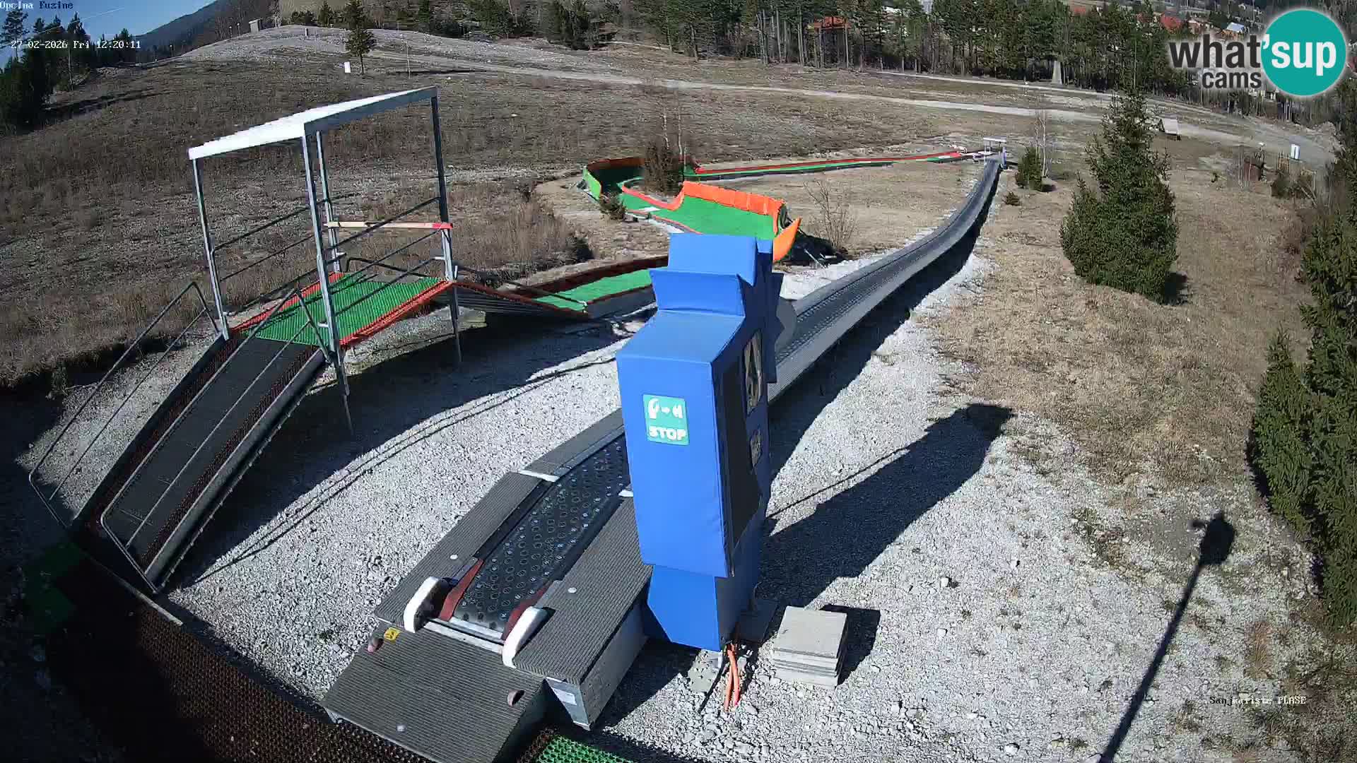 Spletna kamera v živo Sankališče Fužine – Hrvaška