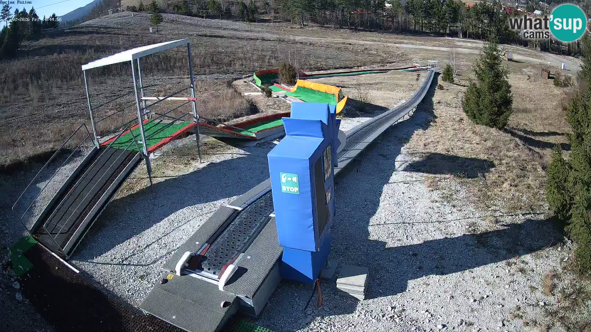 Webcam en vivo Pista de trineo Fužine – Croacia