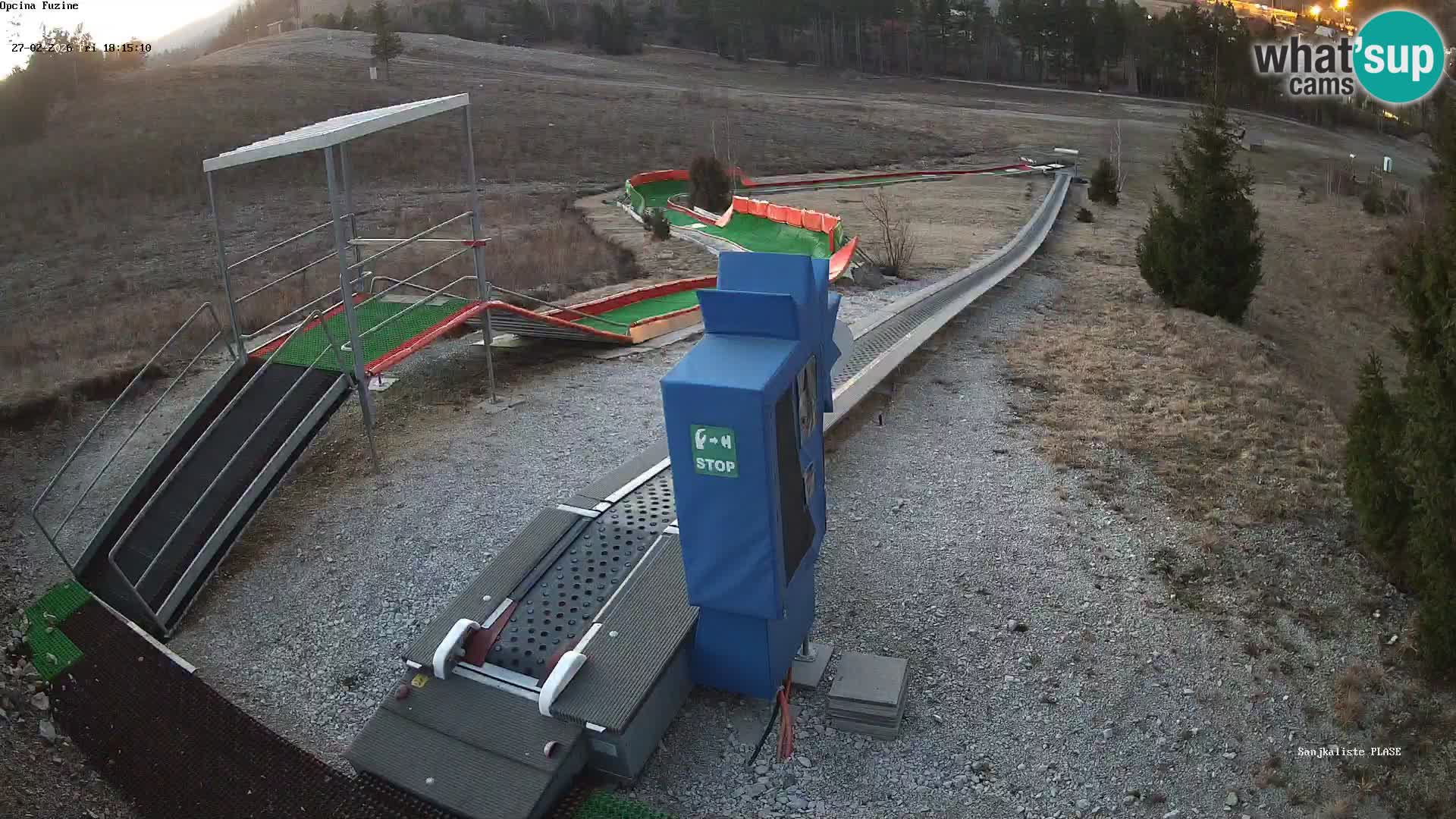 Spletna kamera v živo Sankališče Fužine – Hrvaška