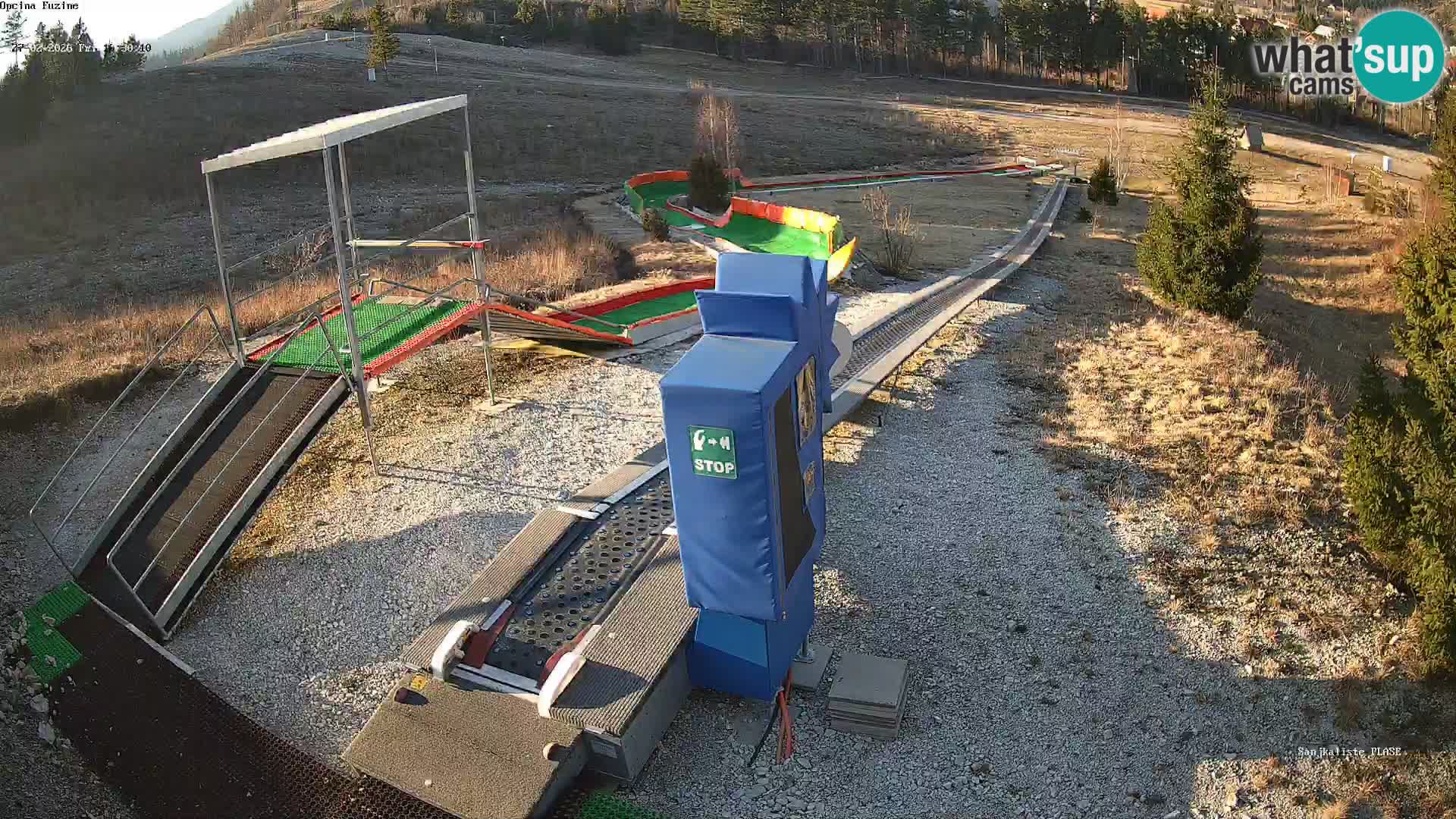 Webcam en direct Piste de luge de Fužine – Croatie