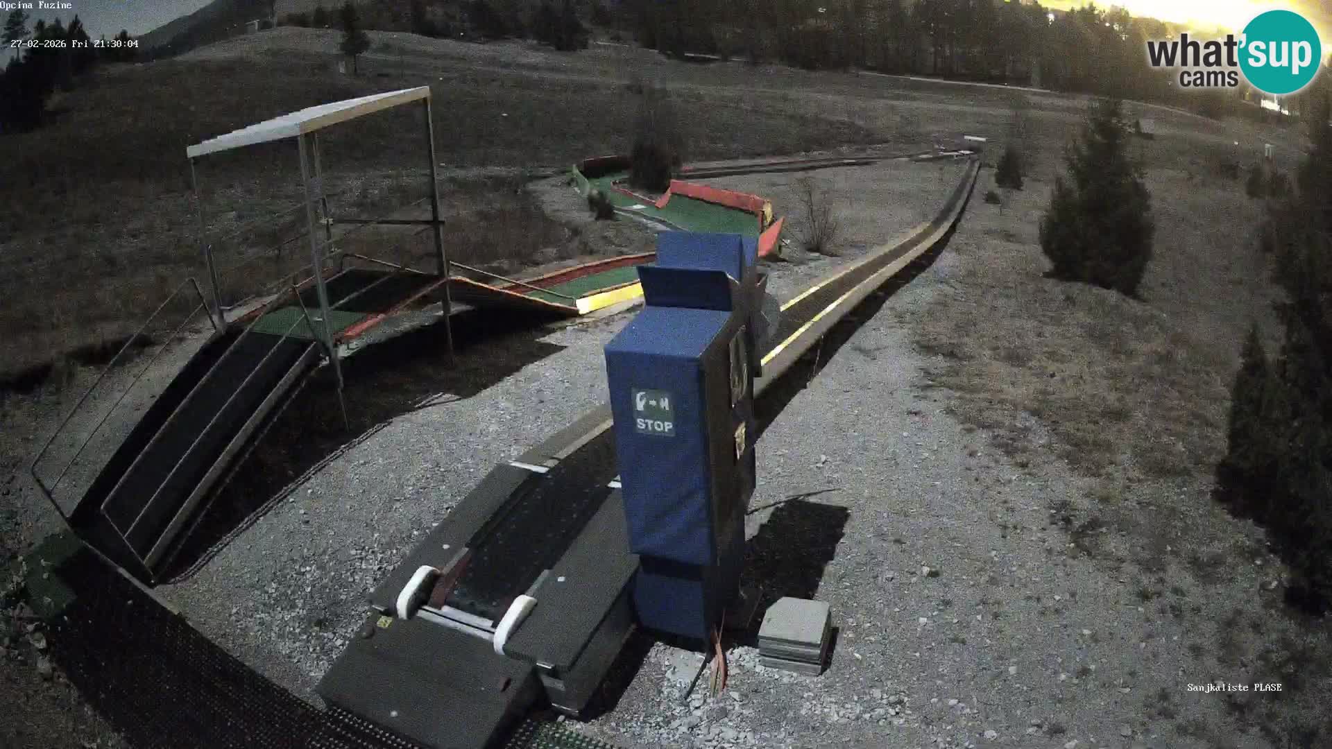 Webcam en direct Piste de luge de Fužine – Croatie