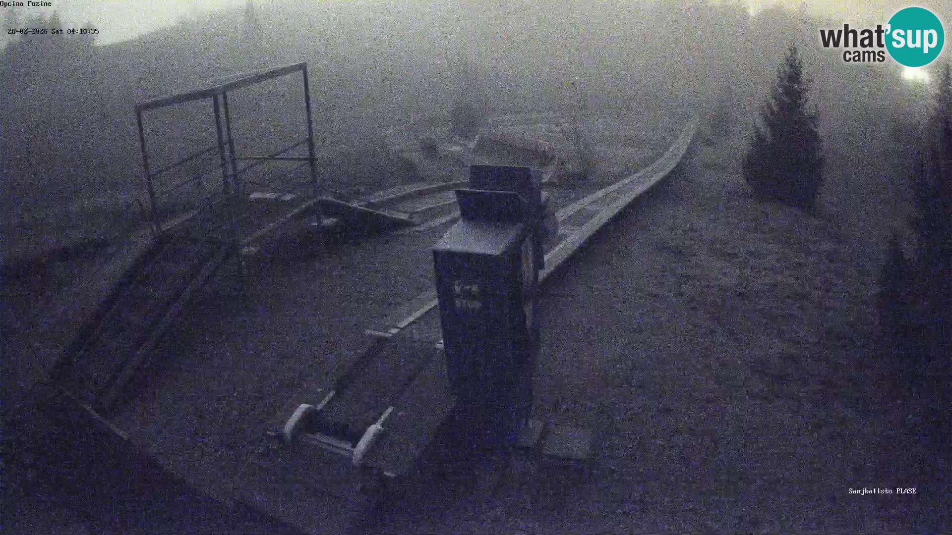 Webcam en direct Piste de luge de Fužine – Croatie