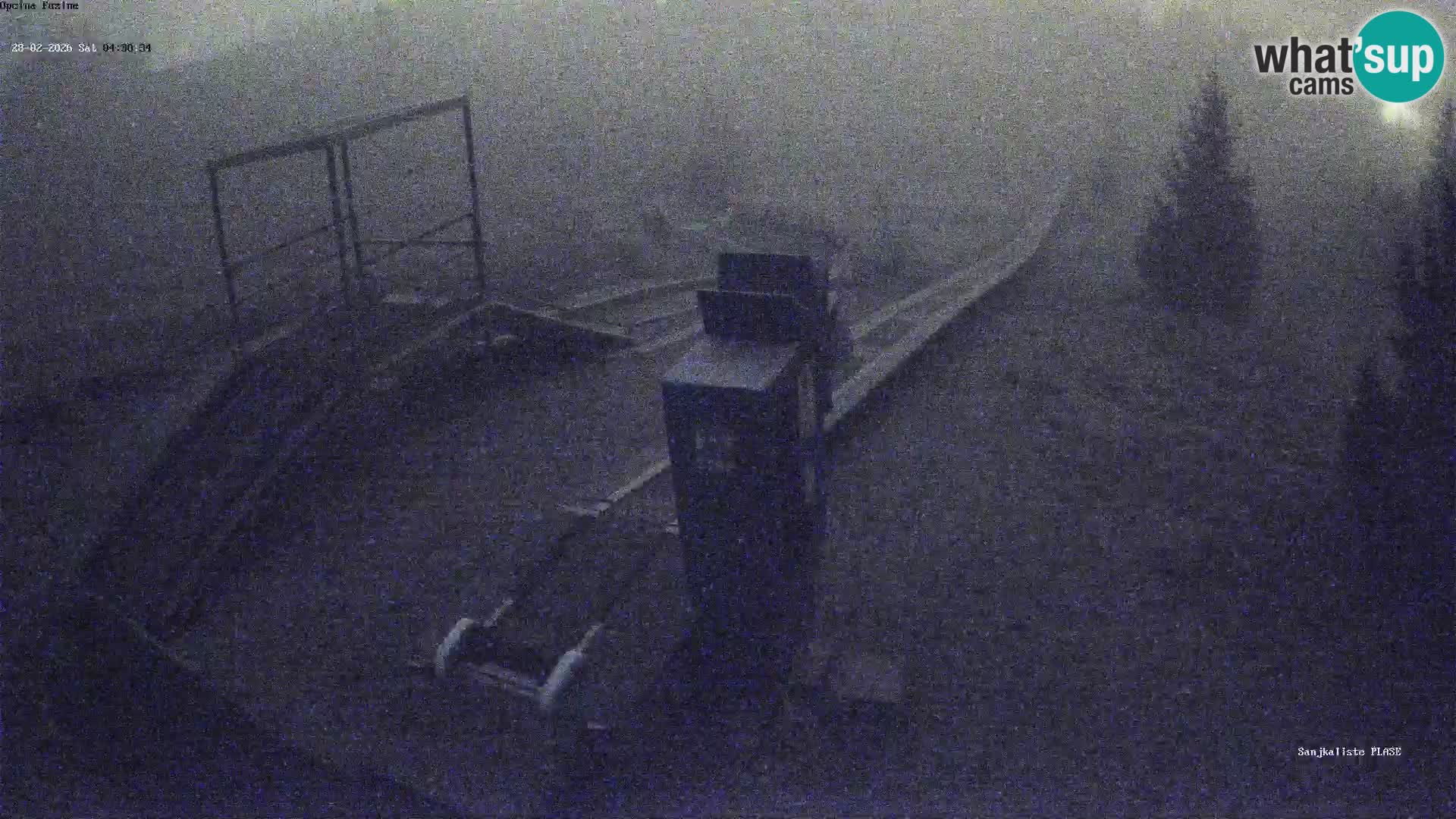 Live webcam Pista da slittino Fužine – Croazia