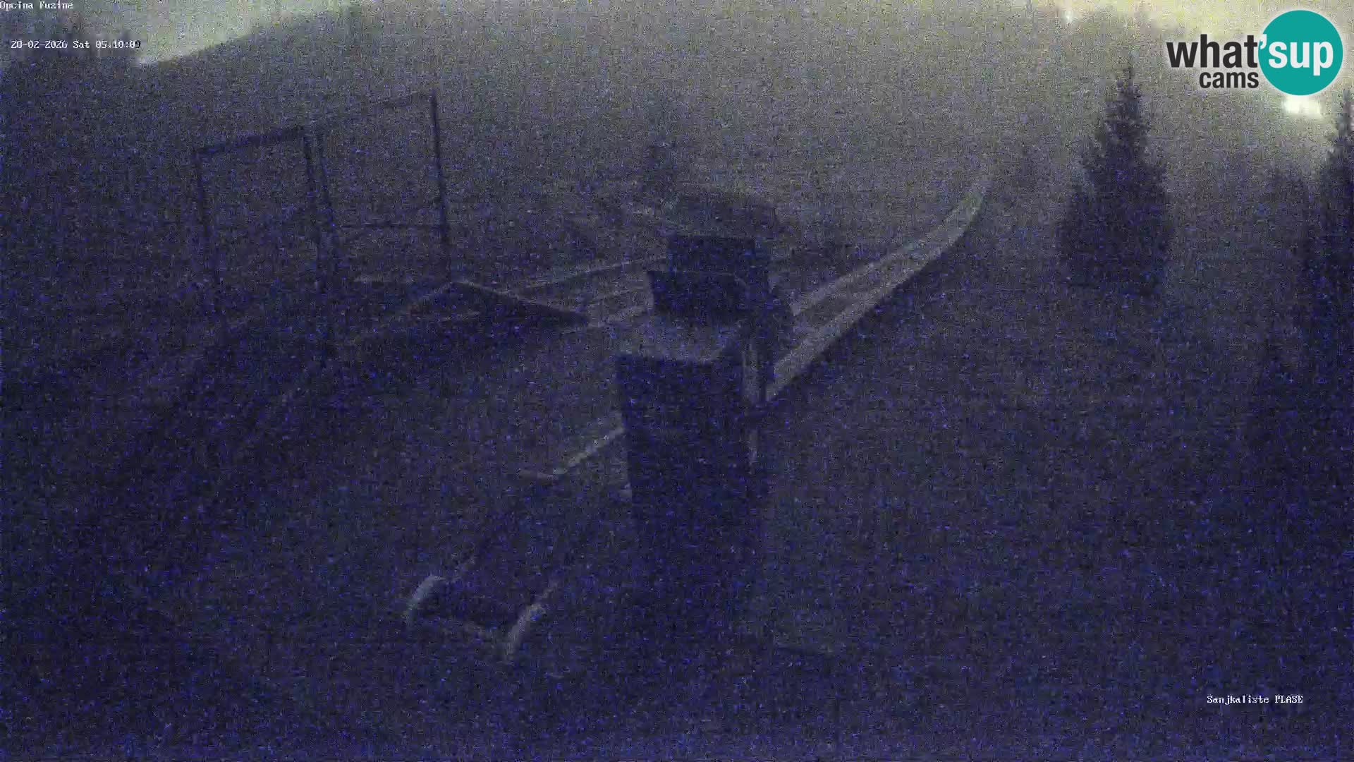 Webcam en direct Piste de luge de Fužine – Croatie